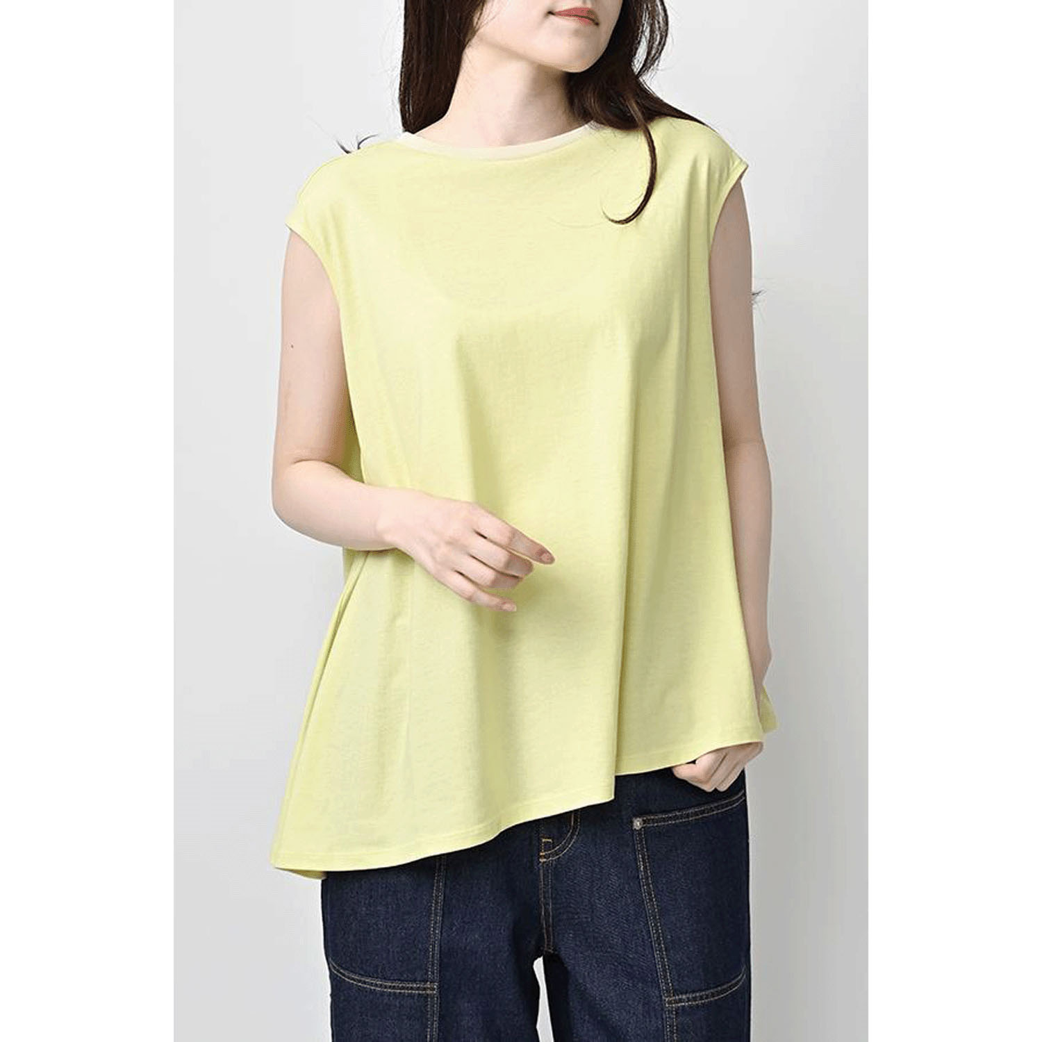 【お取り寄せ】akane アシメフレンチスリーブトップス - 画像14