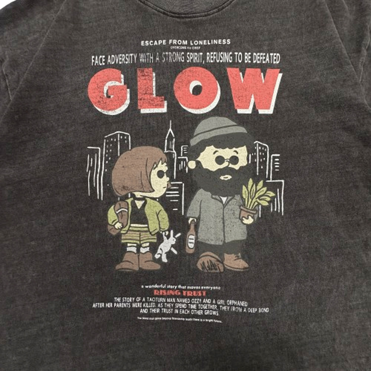 QUASH ヴィンテージ加工ブートプリント Tee - 画像2