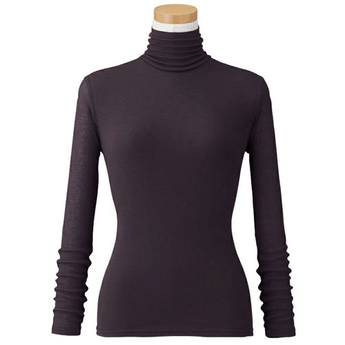 【お取り寄せ】天使の綿シフォン ハイネック長袖 2重袖 - 画像14