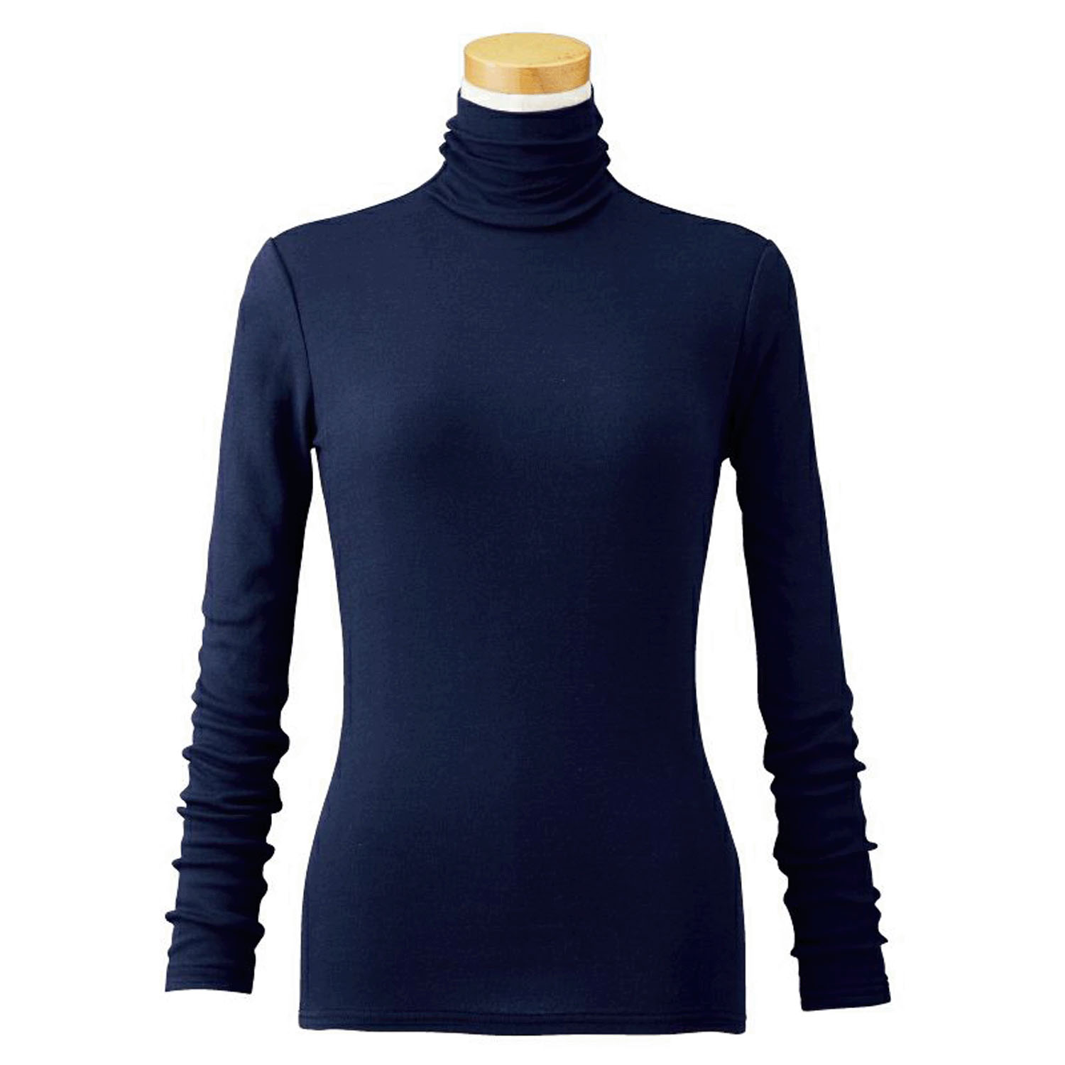 【お取り寄せ】天使の綿シフォン ハイネック長袖 2重袖 - 画像19