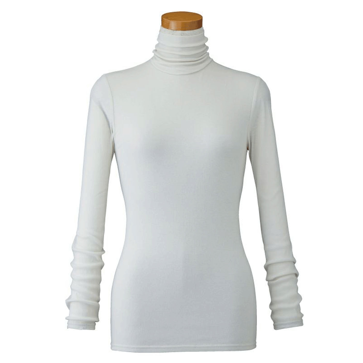 【お取り寄せ】天使の綿シフォン ハイネック長袖1重袖 - 画像13