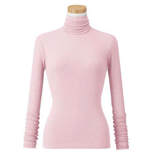 【お取り寄せ】天使の綿シフォン ハイネック長袖1重袖 - 画像7