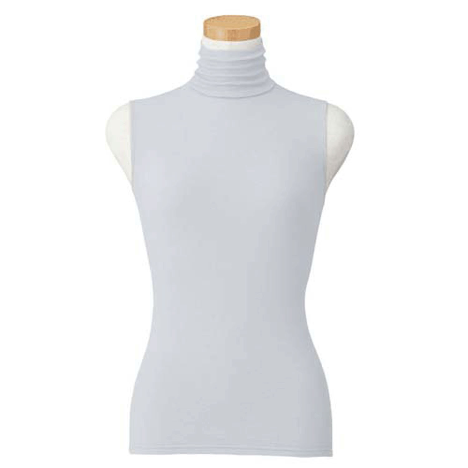 【お取り寄せ】 天使の綿シフォン ハイネックノースリーブ - 画像16