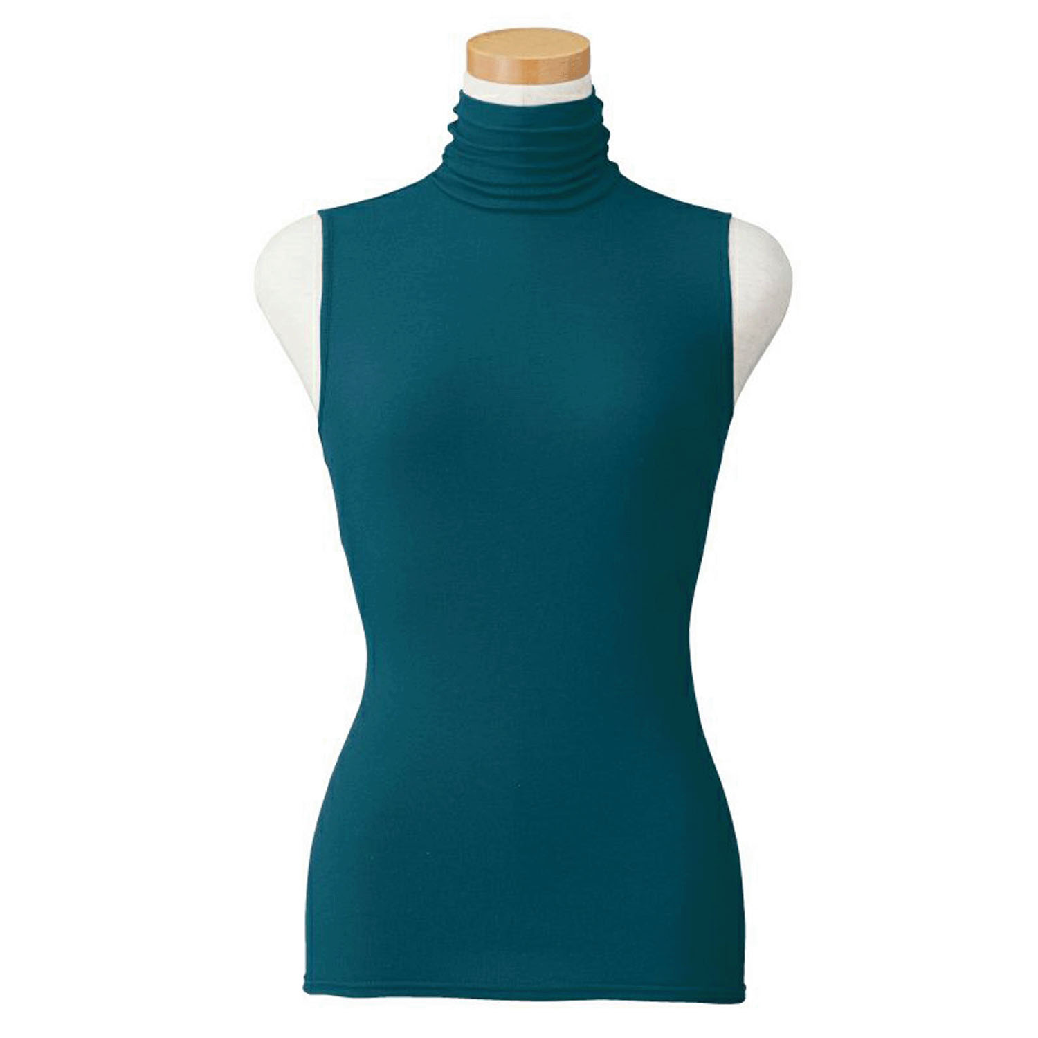 【お取り寄せ】 天使の綿シフォン ハイネックノースリーブ - 画像7