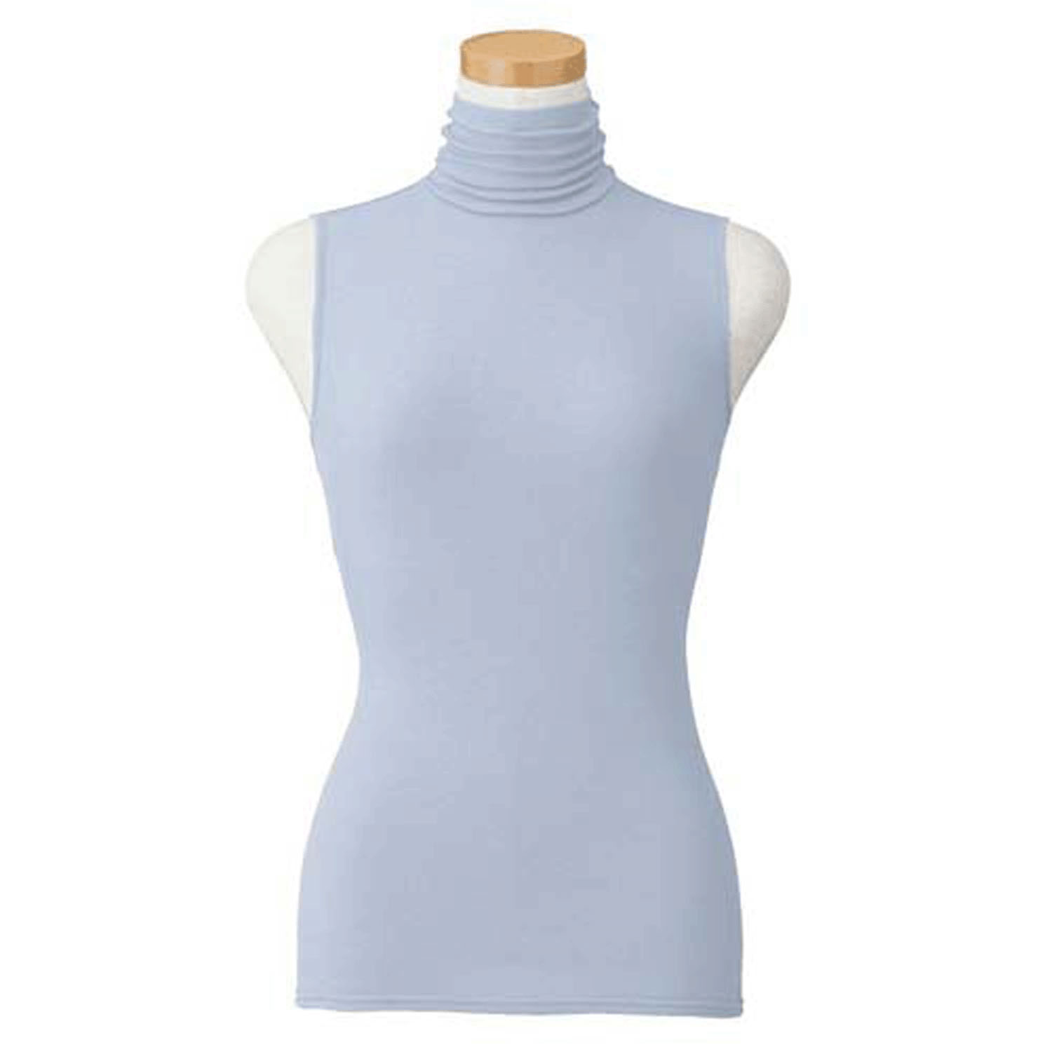 【お取り寄せ】 天使の綿シフォン ハイネックノースリーブ - 画像9