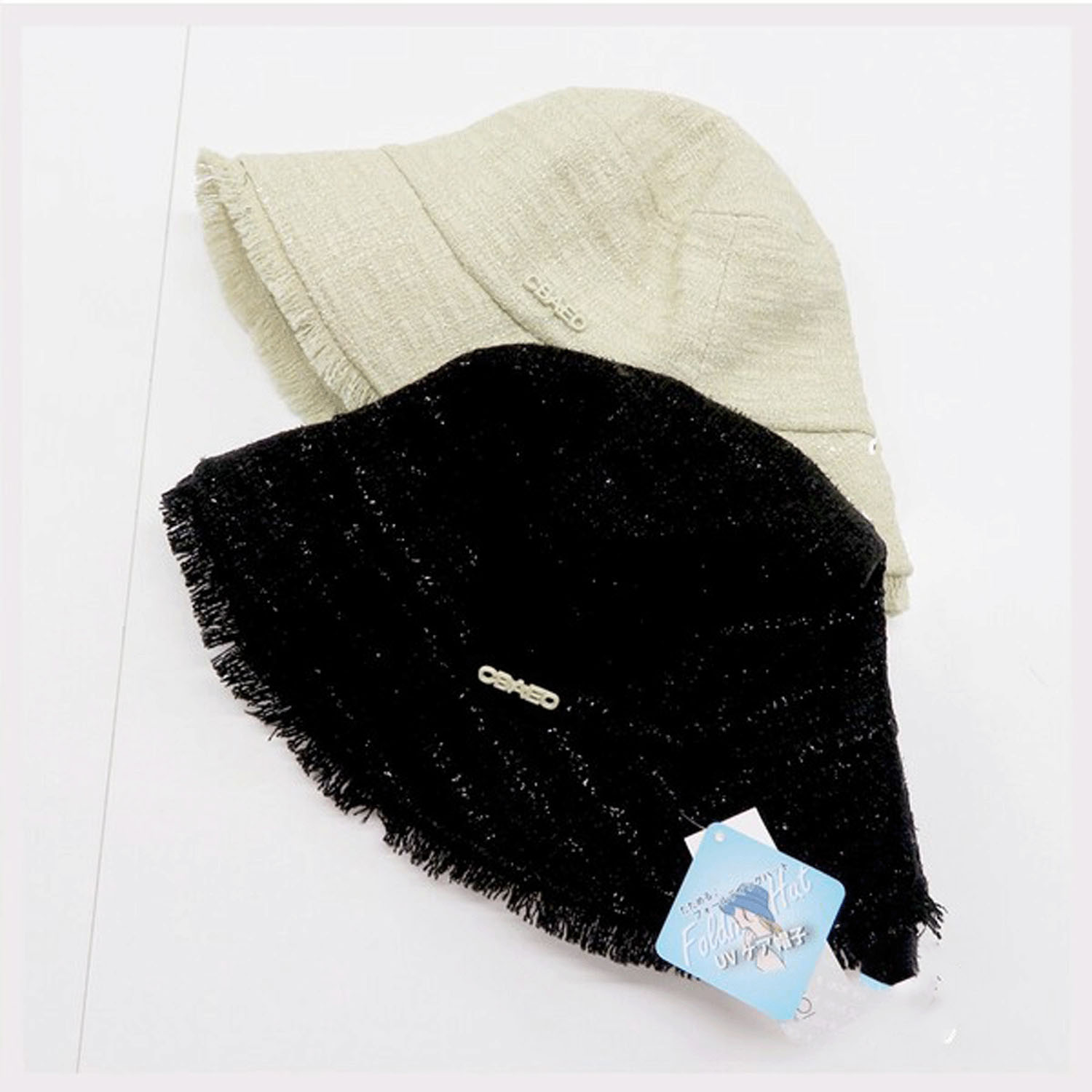 【ブラック次回入荷未定】ツィードバケット