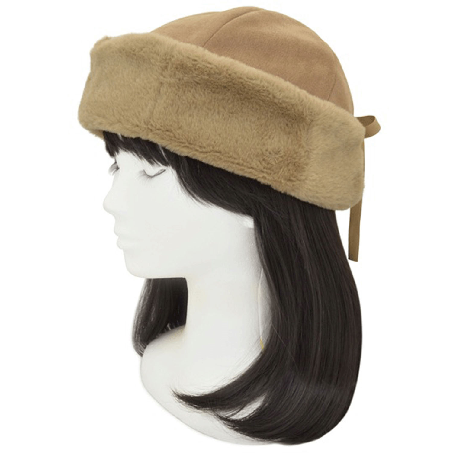 ポリエステルスウェードボンネット