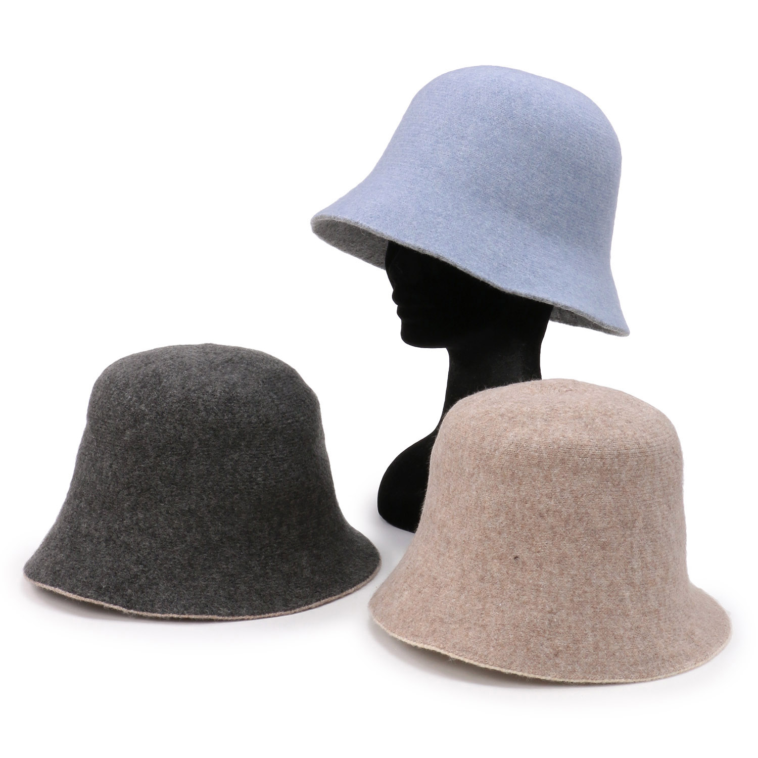 ソフトニットリバーシブルハット - 画像1