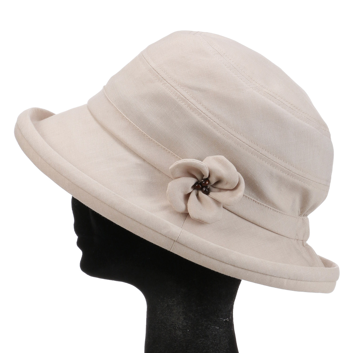 軽量デニム花付きセーラー - 画像3