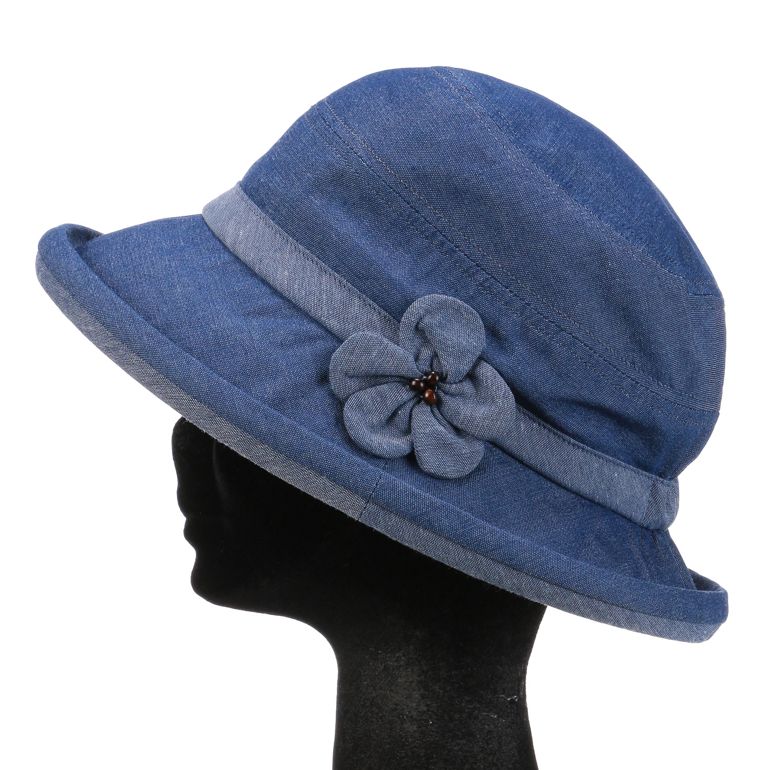 軽量デニム花付きセーラー - 画像6