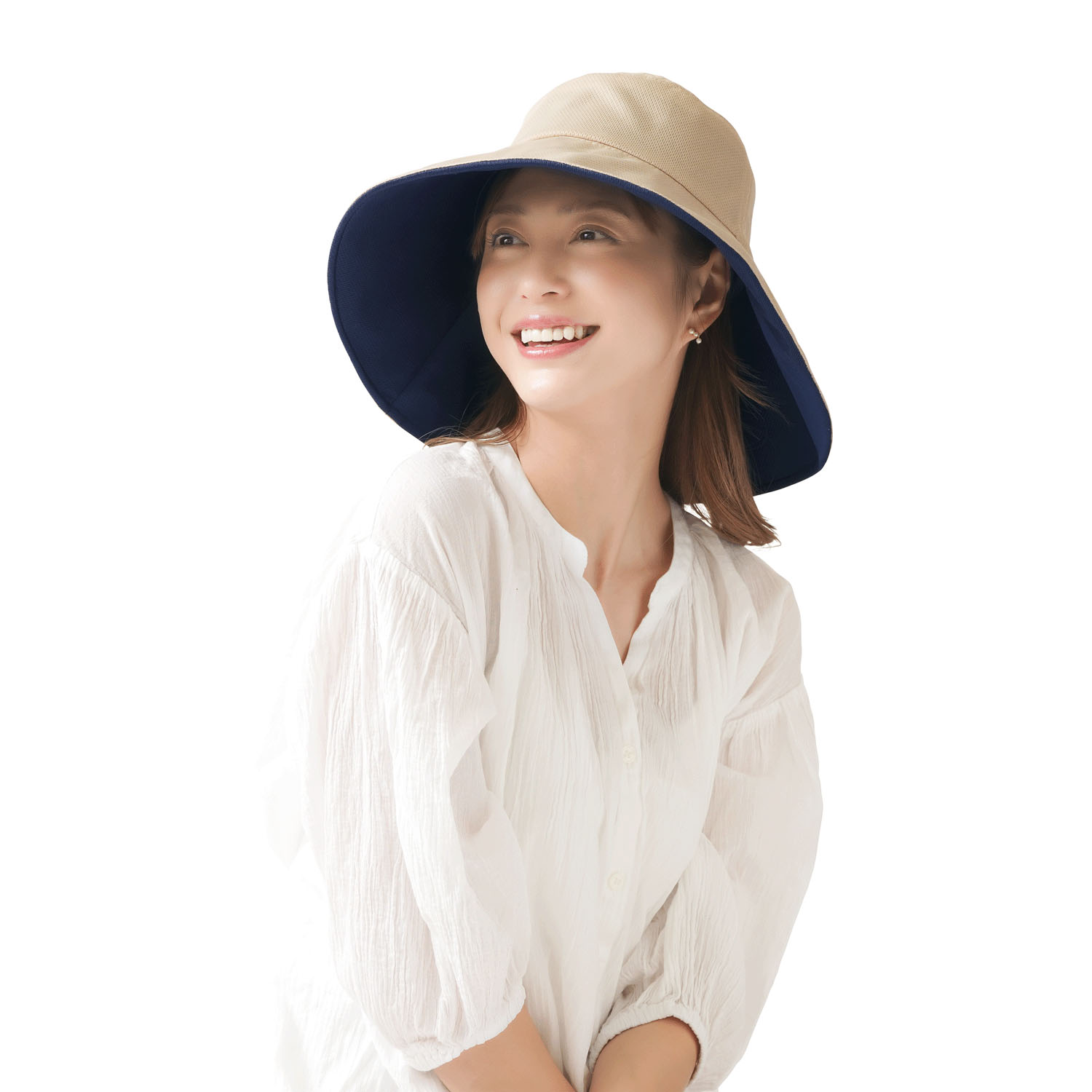 UV折りたためるリバーシブル帽子 - 画像13