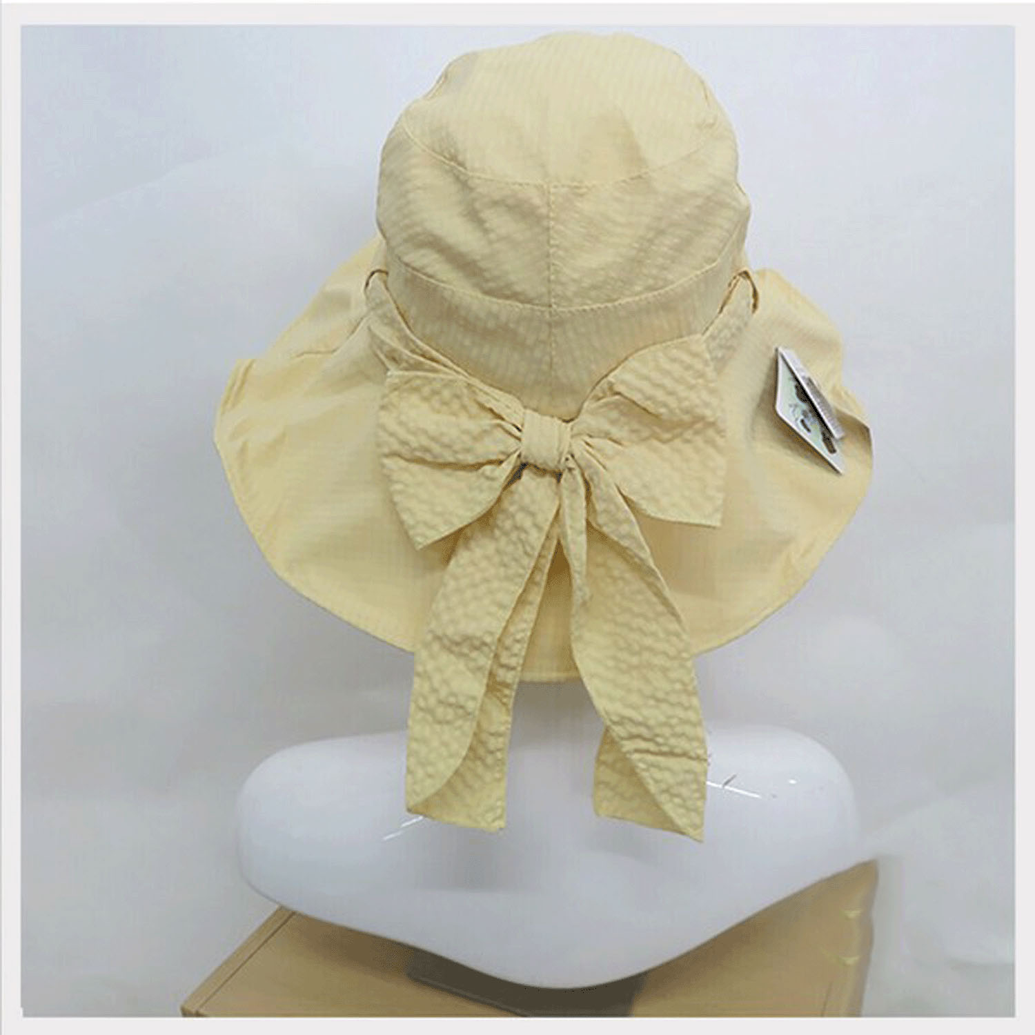 【ディープブルー終了】三つ編みつば広ハット - 画像4