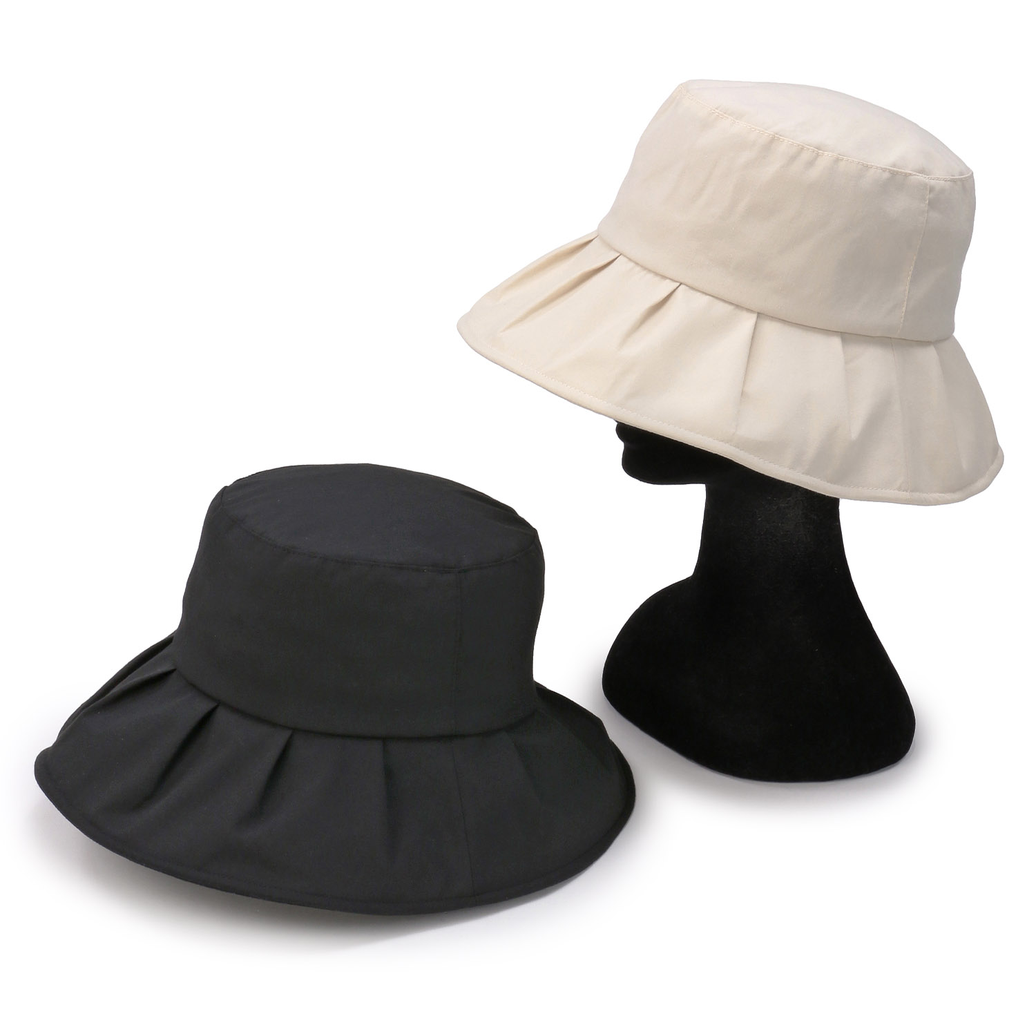 花粉対策ギャザーハット - 画像1