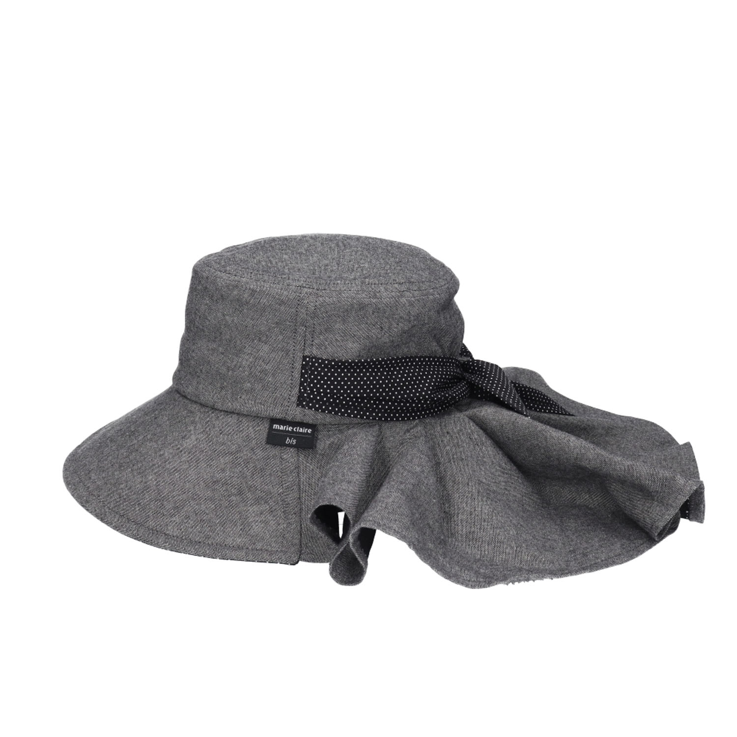 marie claire bis  ドットギャザーハット - 画像3