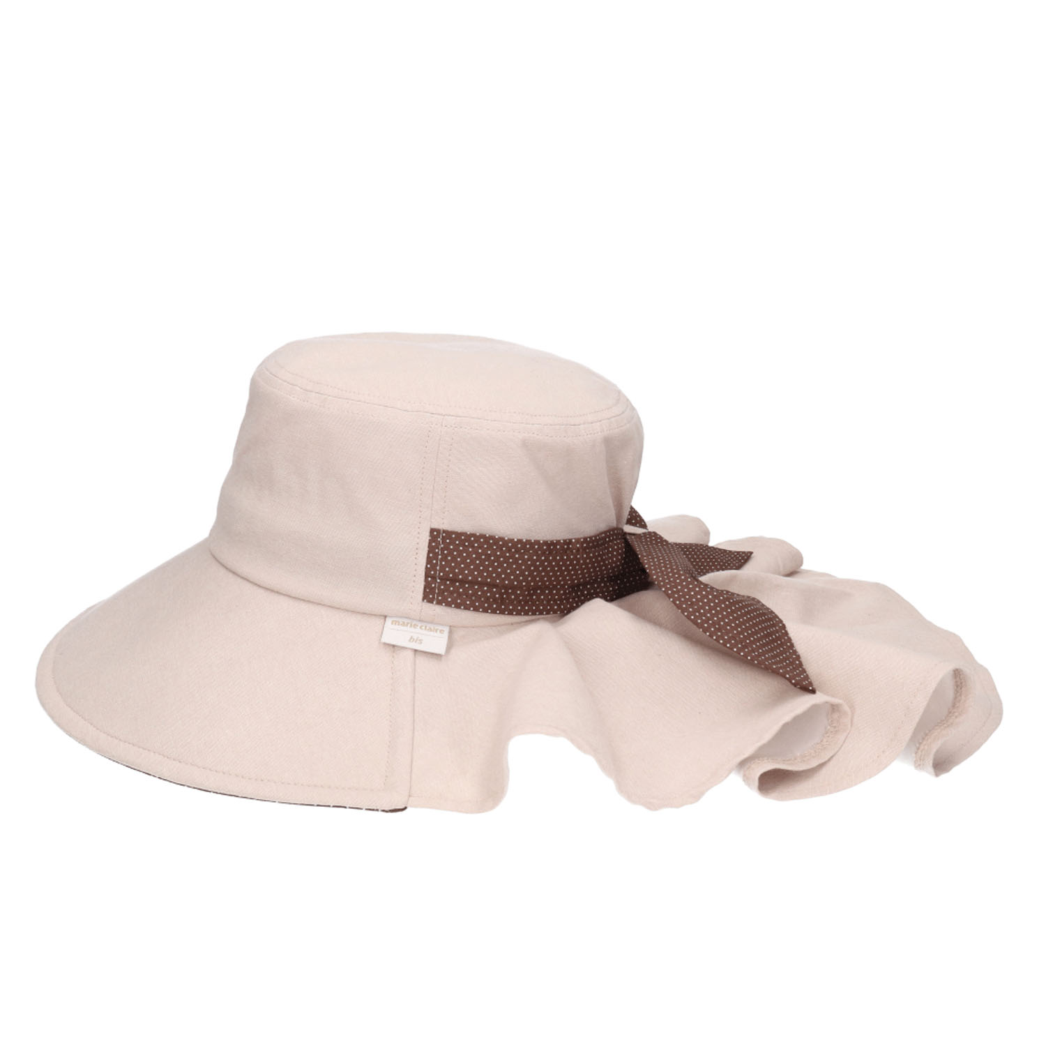 marie claire bis  ドットギャザーハット - 画像4