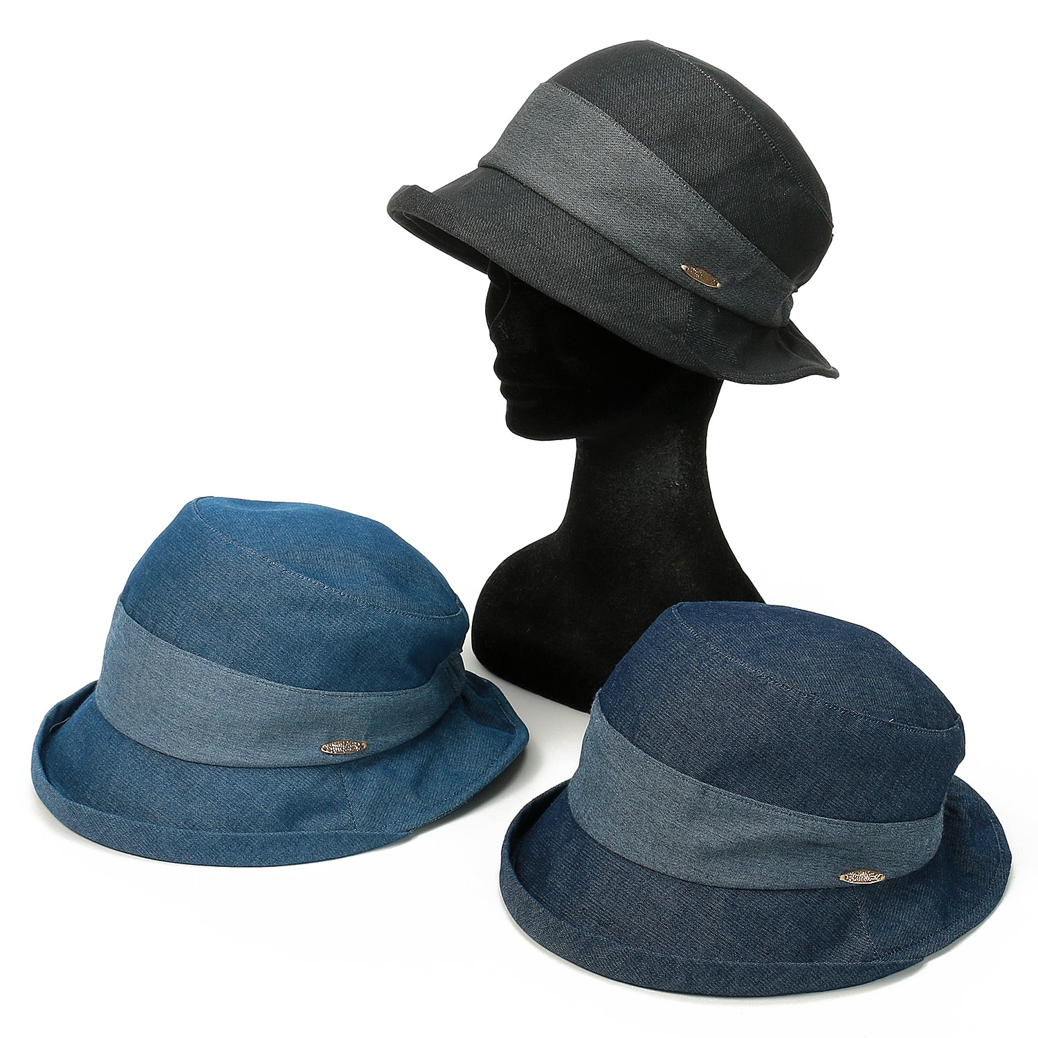 軽量デニム切替ブルトン - 画像1