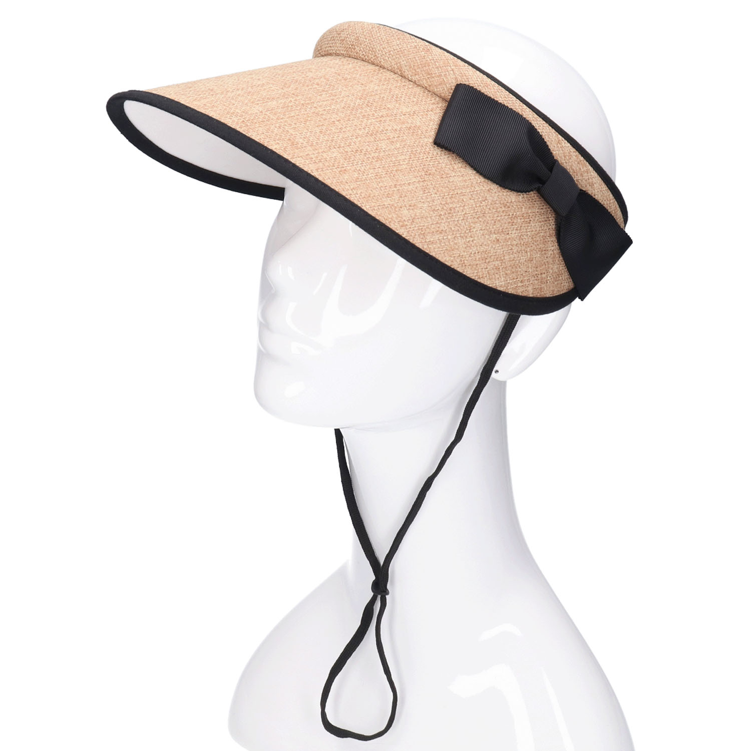 MILSA サイドリボン美人バイザー