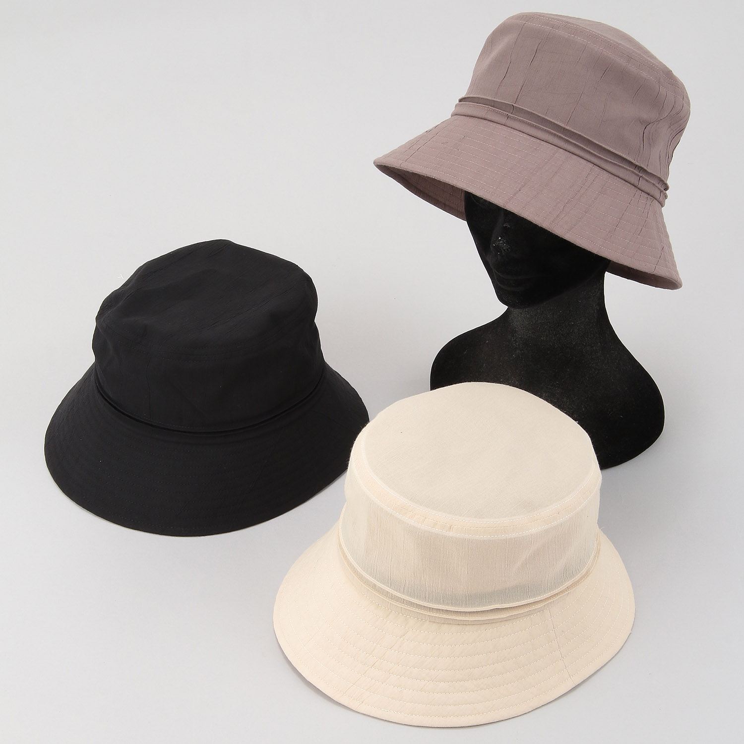 MMC コットンピンタックハット