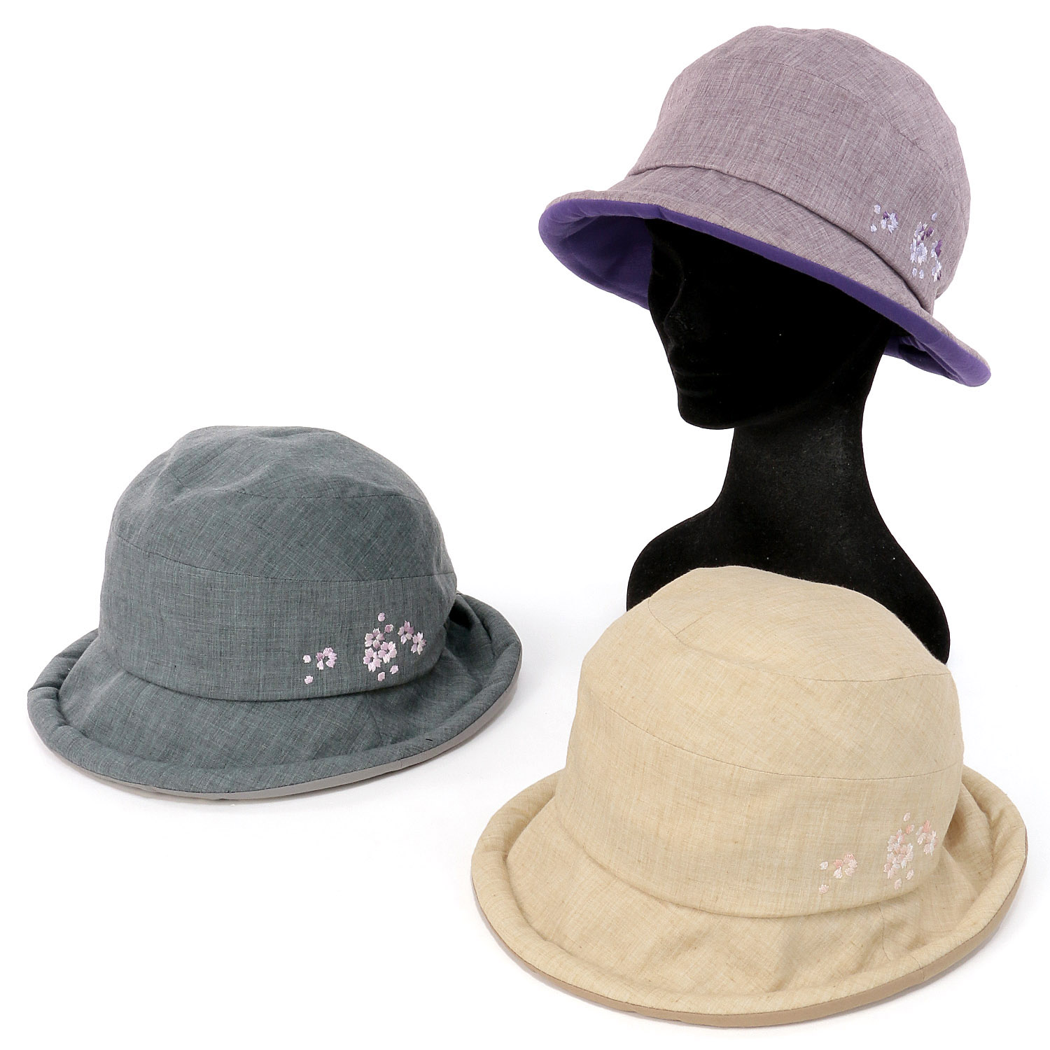 宇野千代 ふくれツバエミリーダウンハット