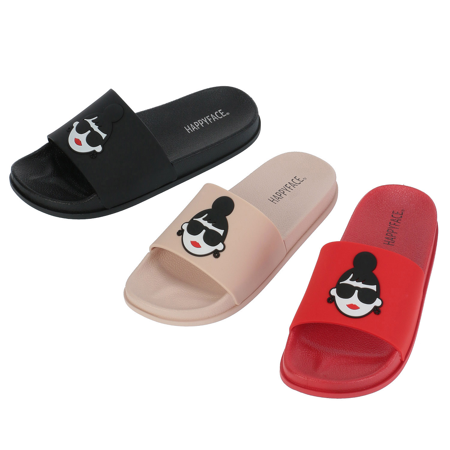 HAPPY FACE シャワーサンダル - 画像1