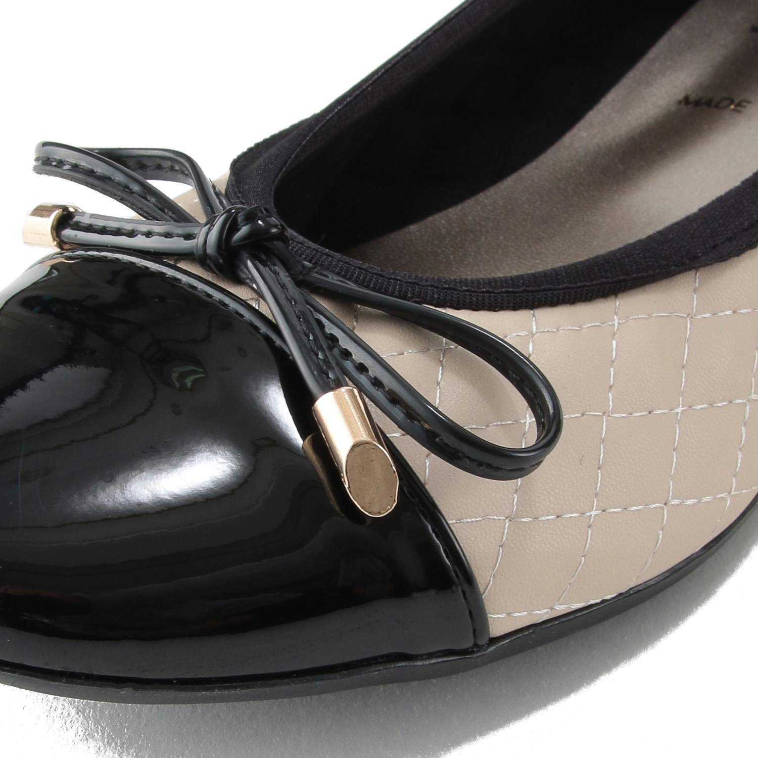 AC エナメルコンビパンプス1248 - 画像7