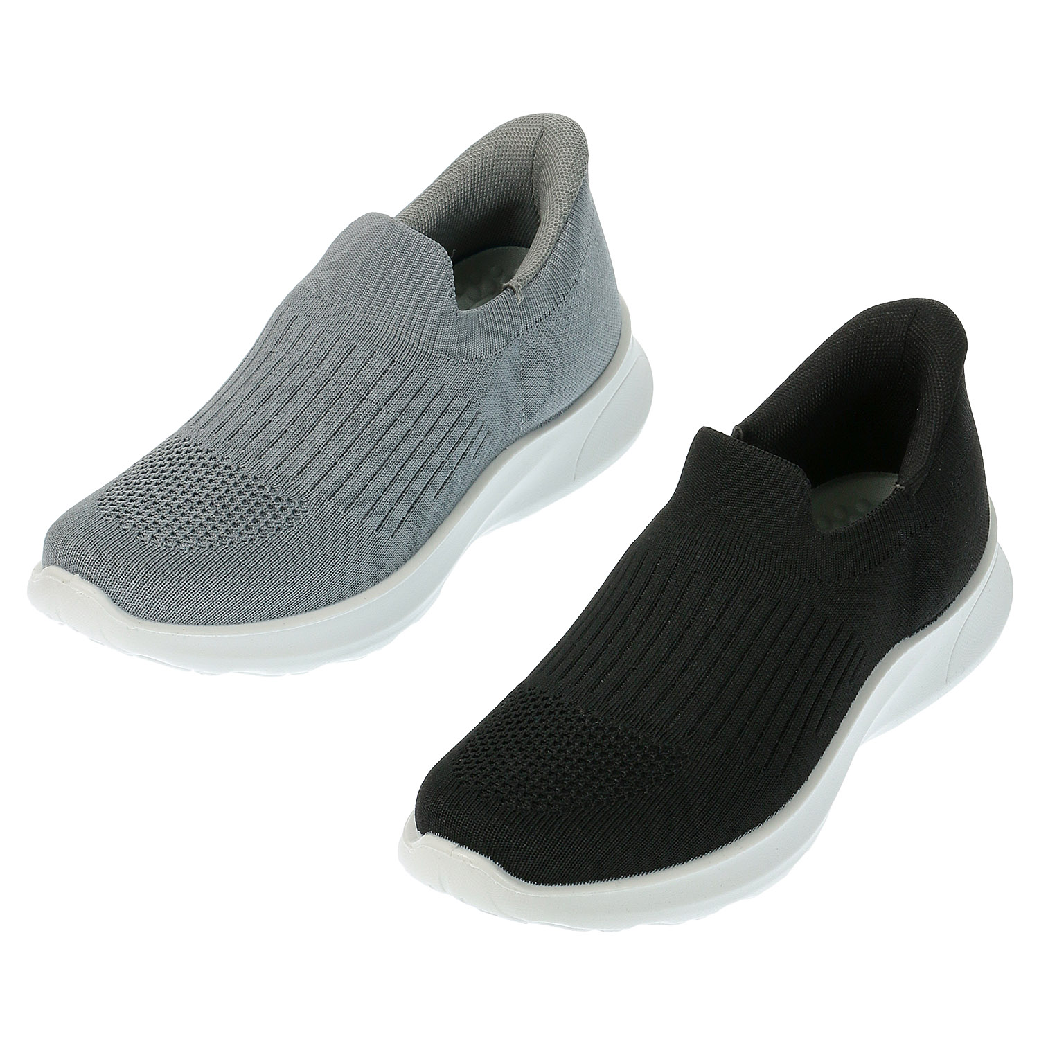 【するっと脱ぎ履きスニーカー】DUCK Plus ニットスリッポンDP102 - 画像1