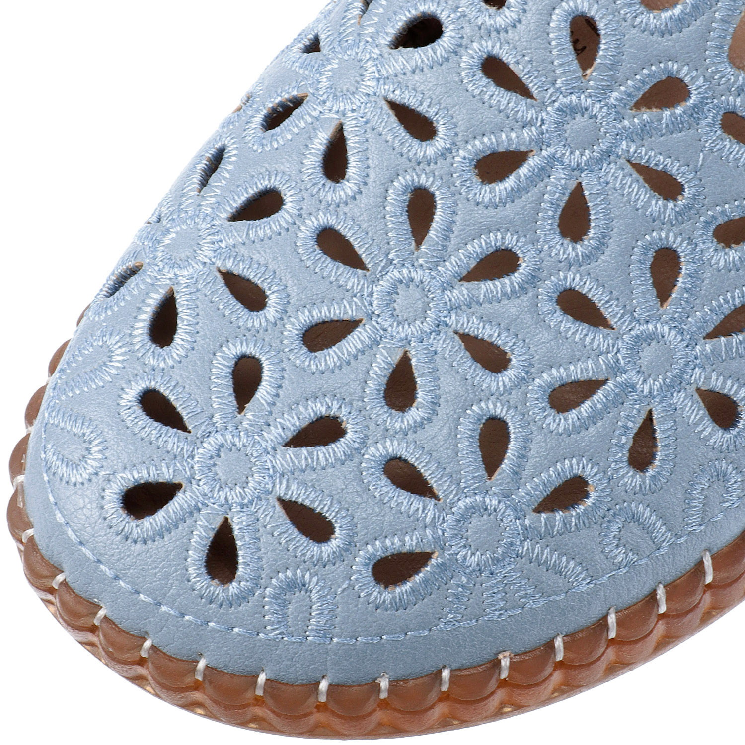 Himawari 花刺繍パンチングシューズ - 画像9