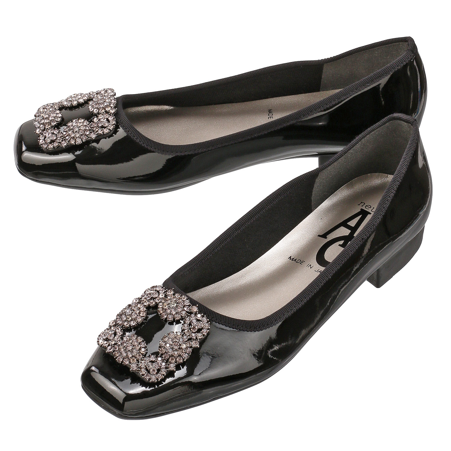 AC ダイヤバックル付パンプスA7700 - 画像2