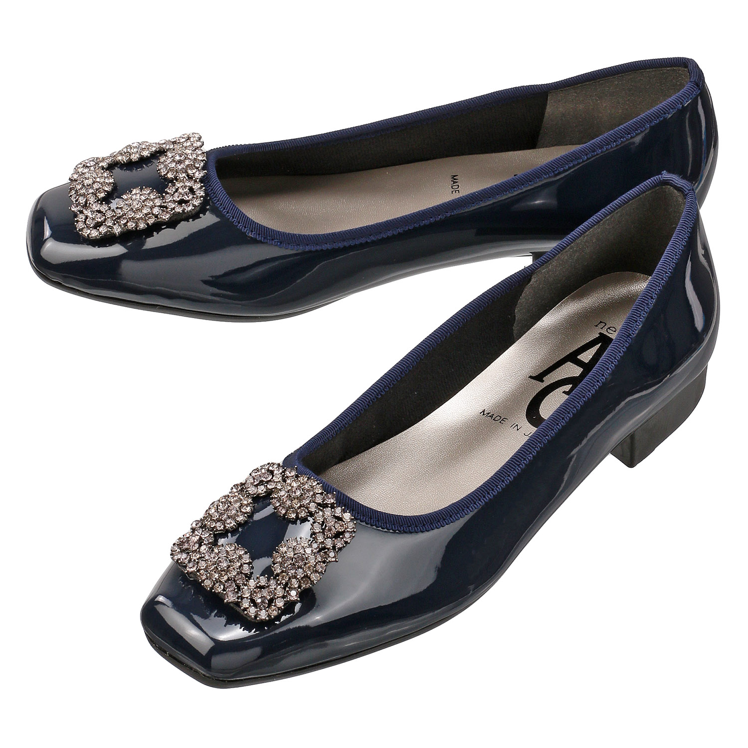 AC ダイヤバックル付パンプスA7700 - 画像3