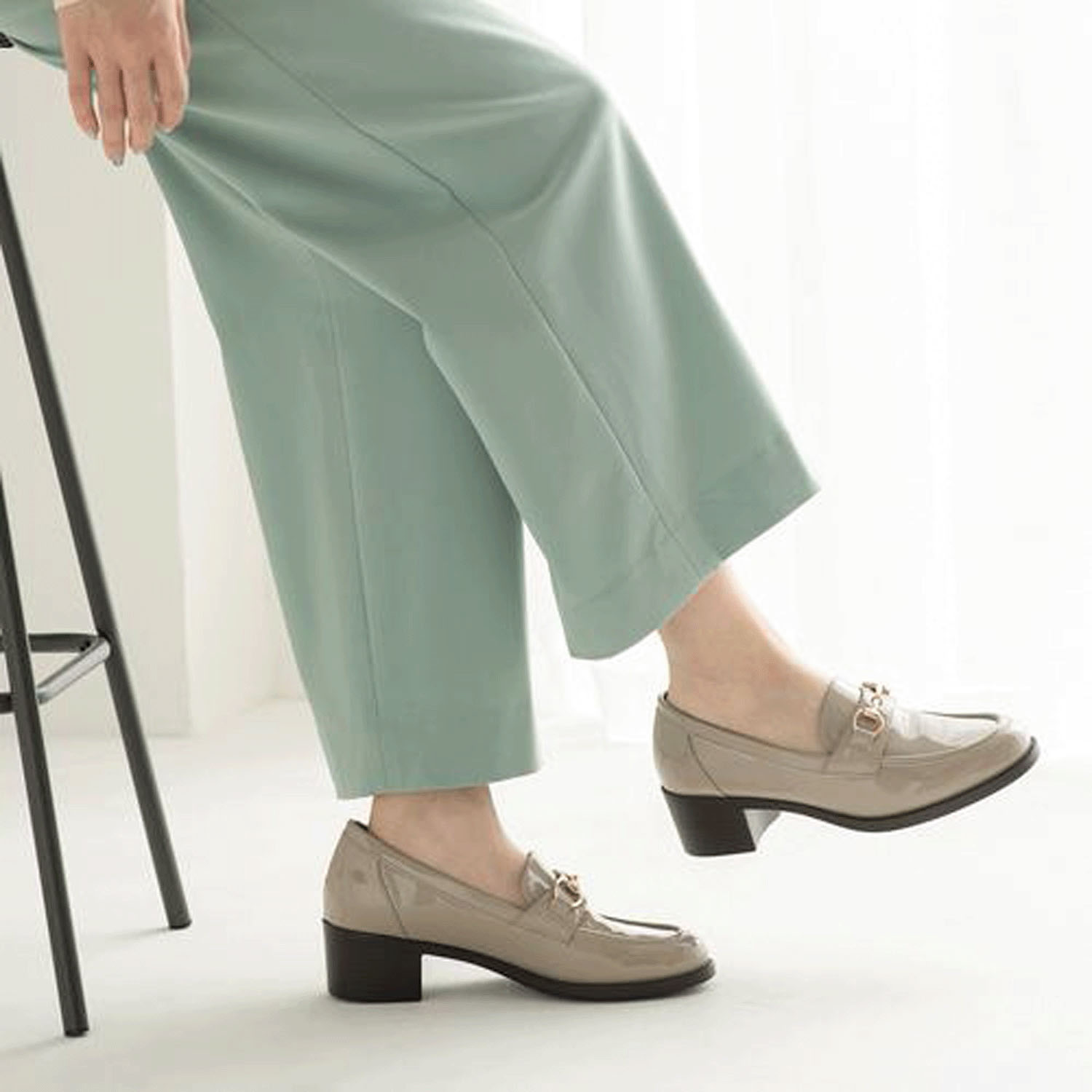 JELLY BEANS ビットローファーレインパンプス - 画像17