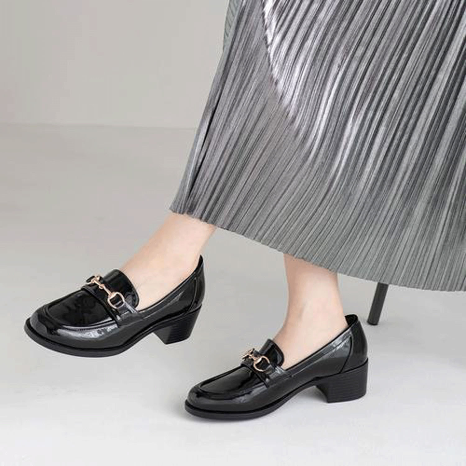 JELLY BEANS ビットローファーレインパンプス