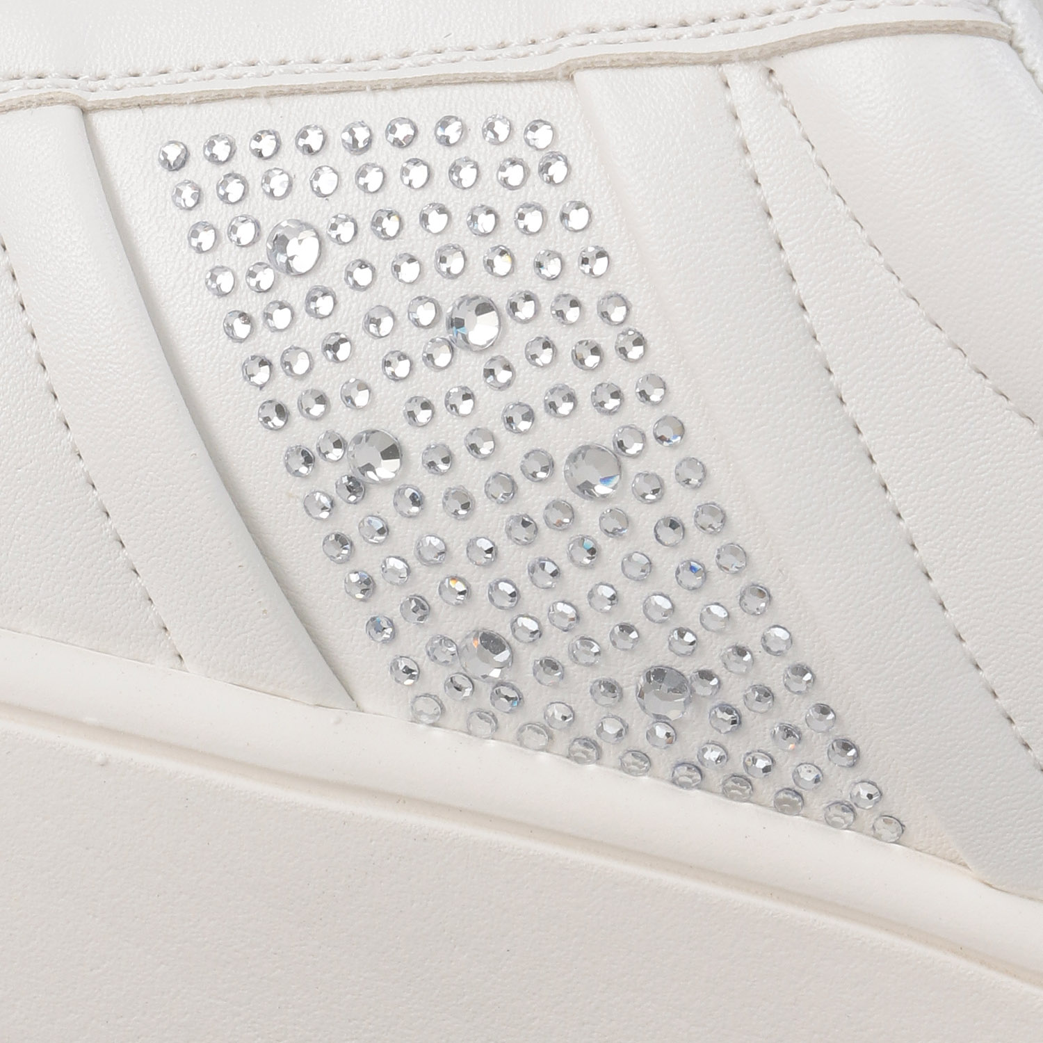 radiant shoes サイドビジューコートスニーカー - 画像6