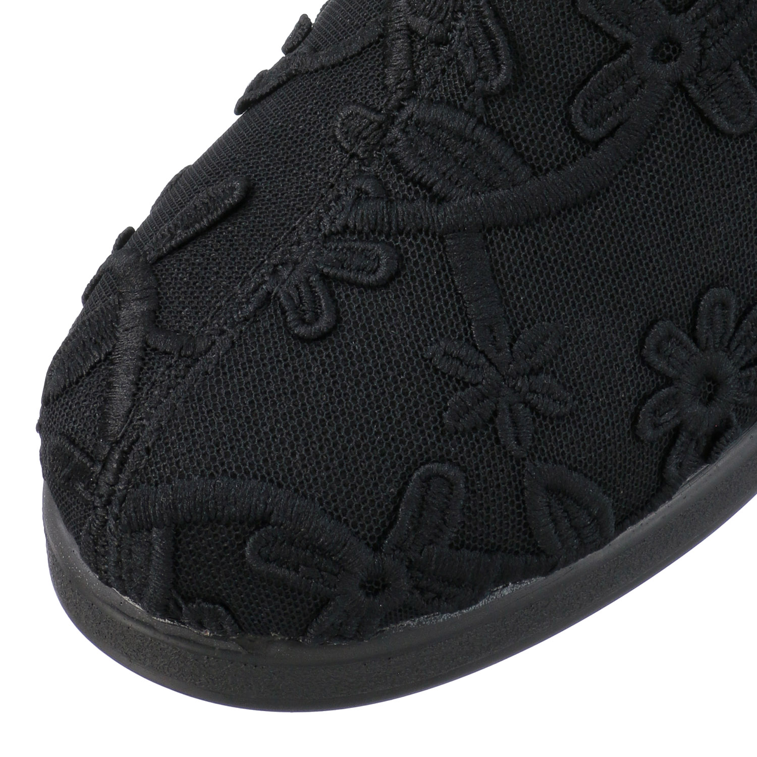 POPOLARE フラワー刺繍レースブーツ 3804 - 画像6