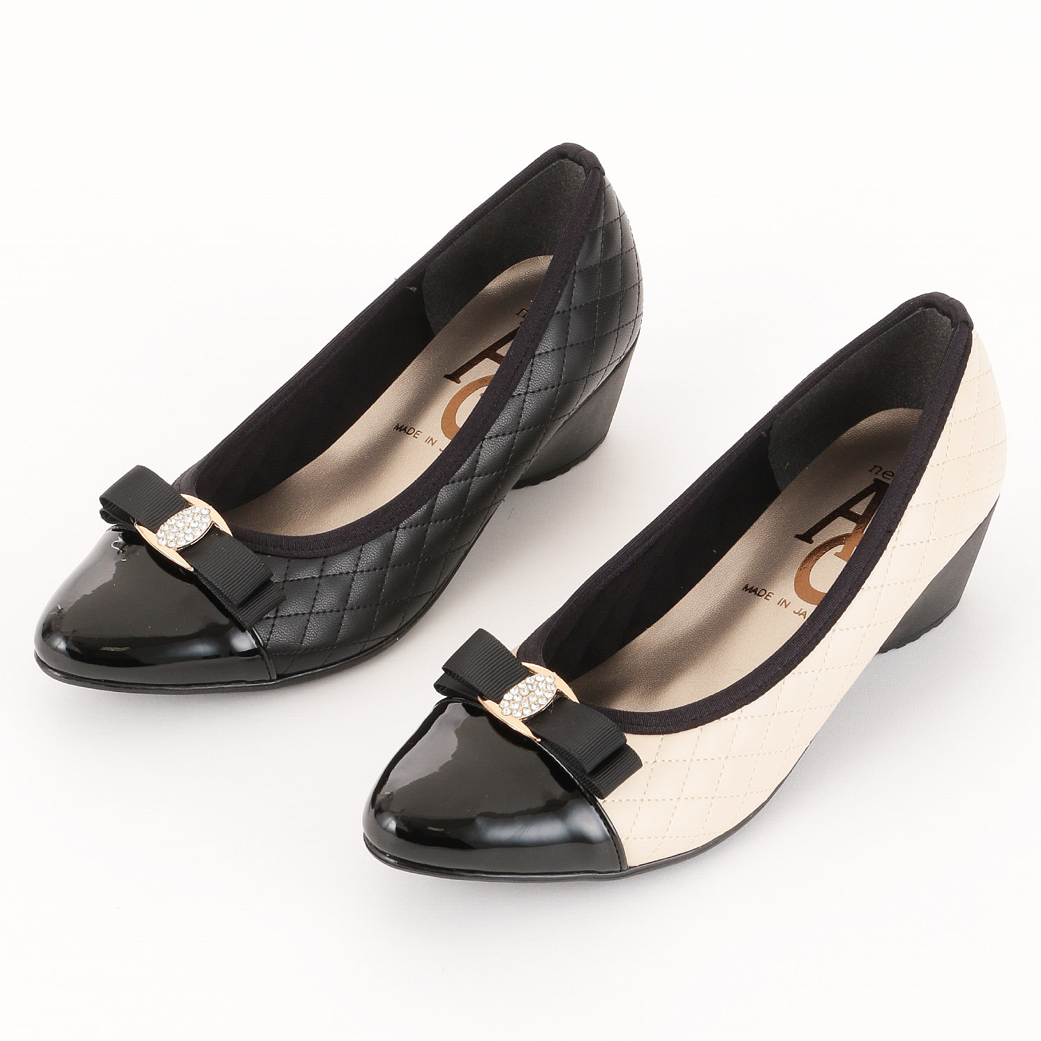 AC ダイヤリボン付きパンプス 3242 - 画像1