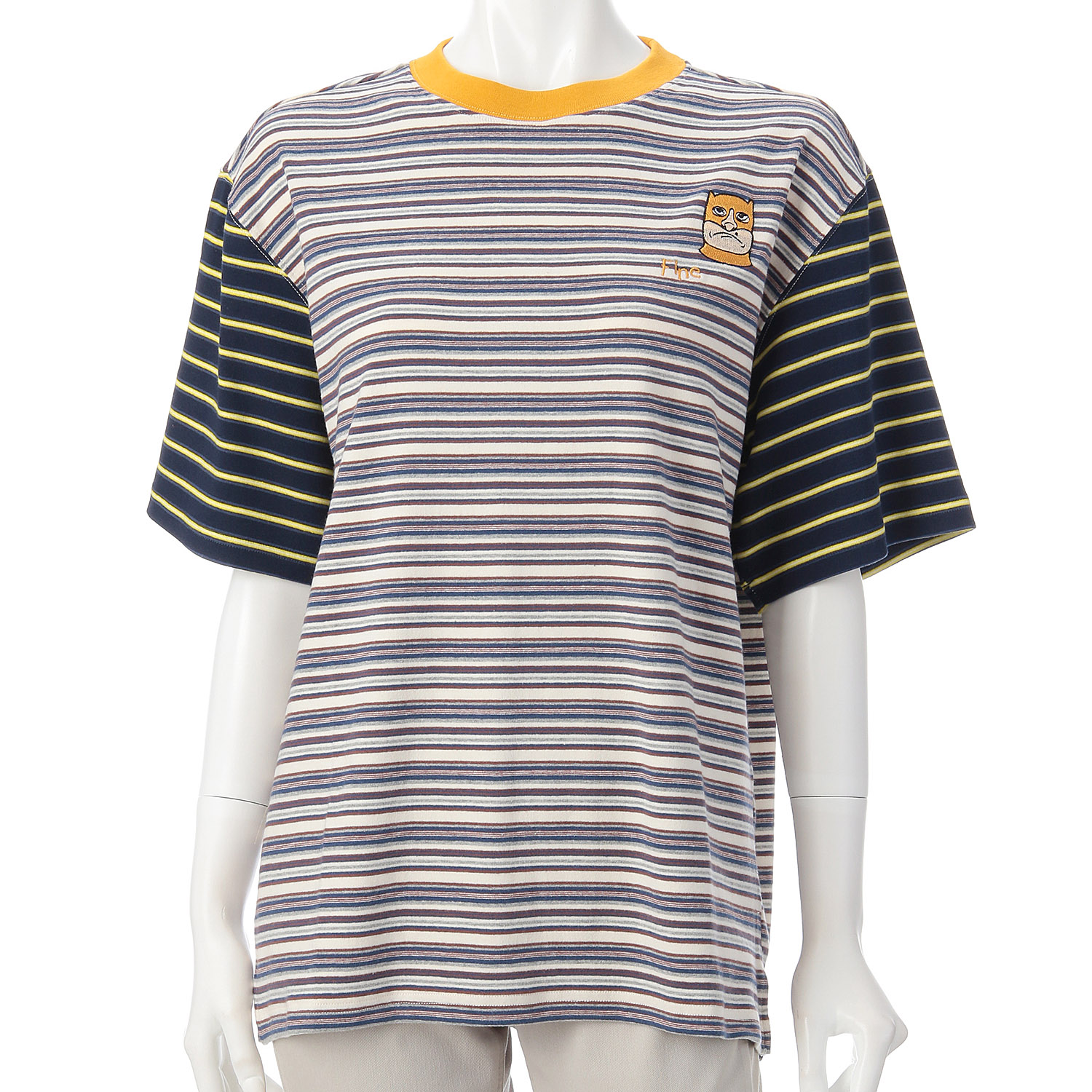 【Insta Live】HUMAROUS  Fine Line Border Tee - 画像18