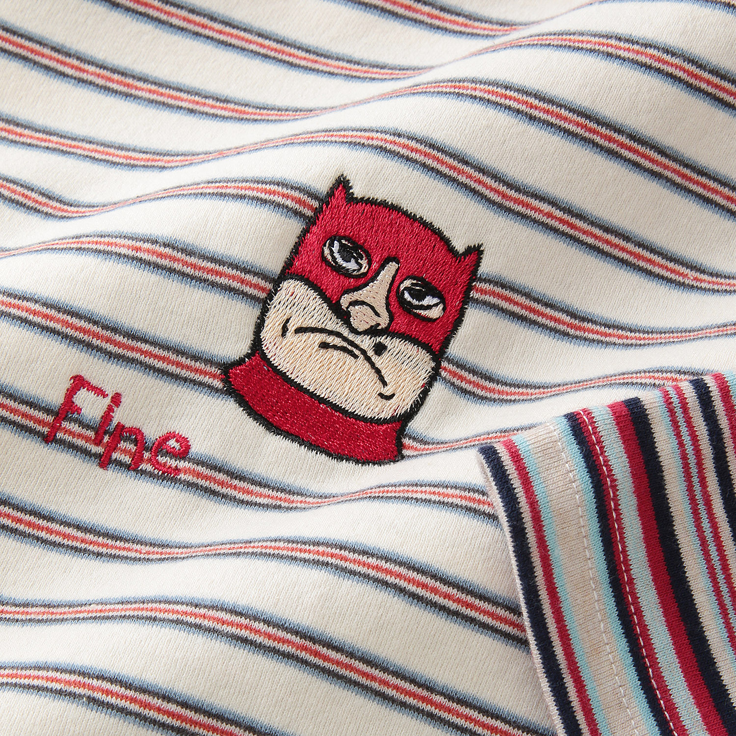 【Insta Live】HUMAROUS  Fine Line Border Tee - 画像9