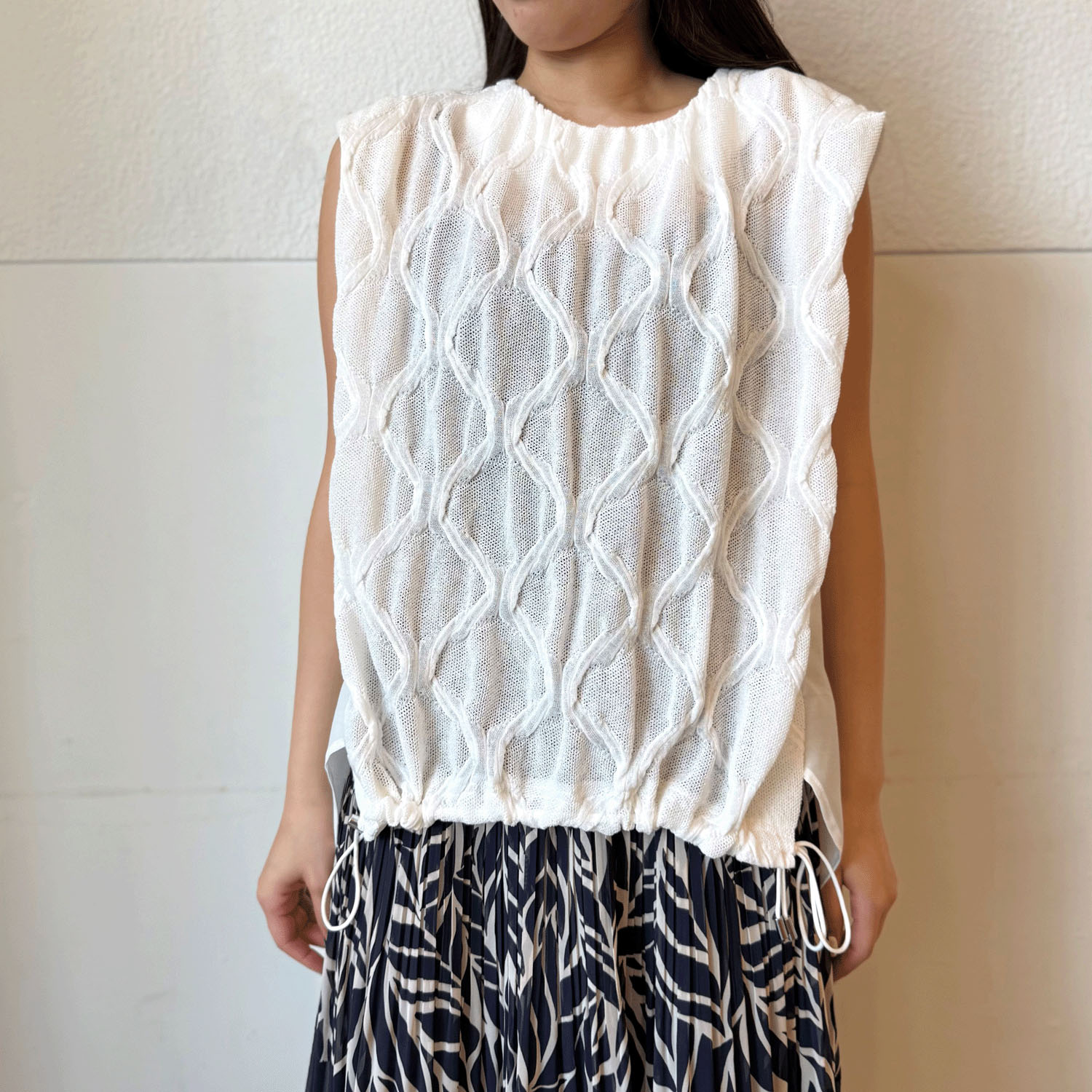 ハルズアミ バックフレアニットソー - 画像4