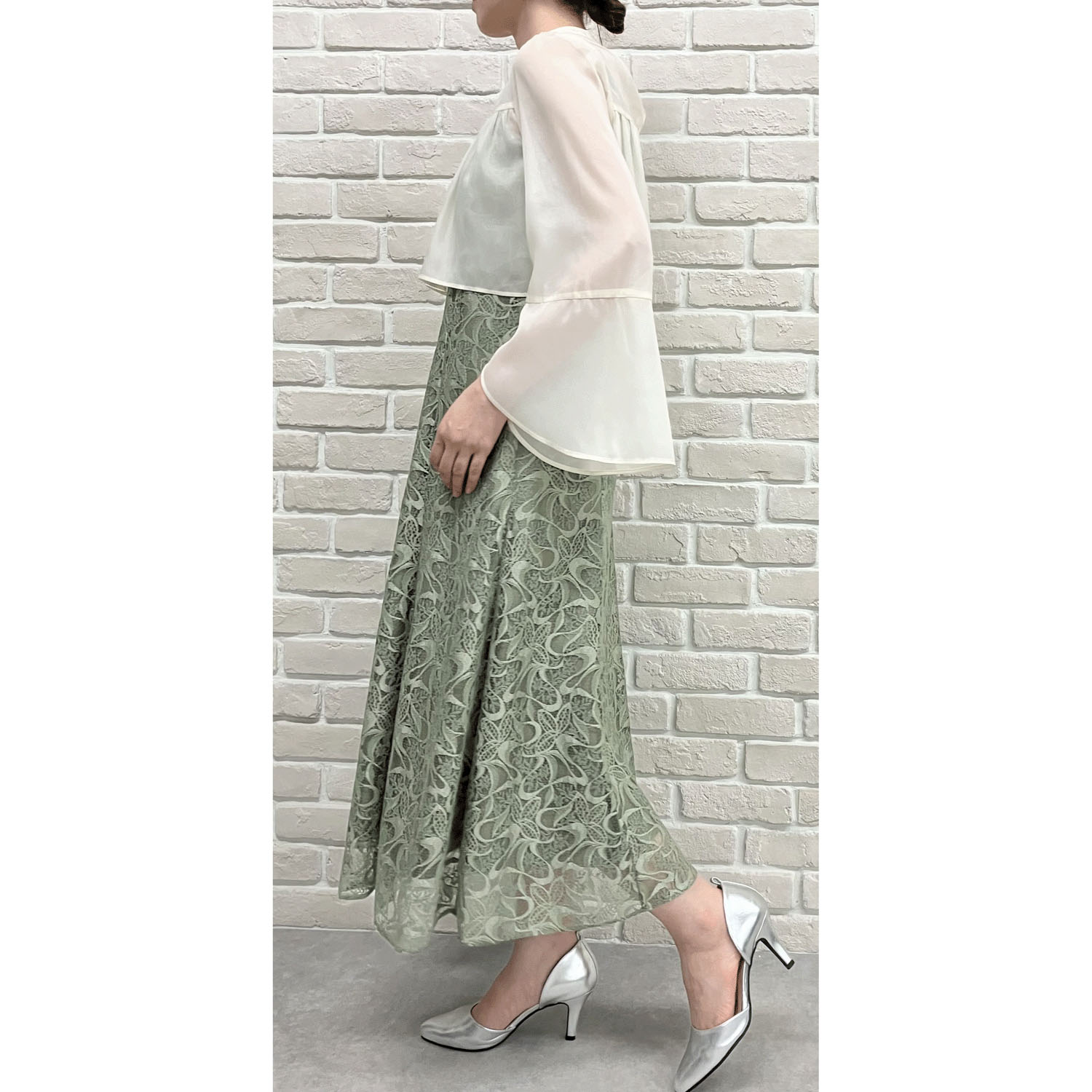 Replete ブラウス×ワンピース2点セット - 画像6