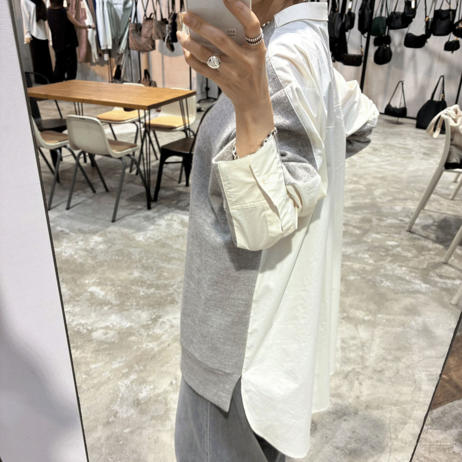 HERENCIA ドッキングシャツ - 画像8