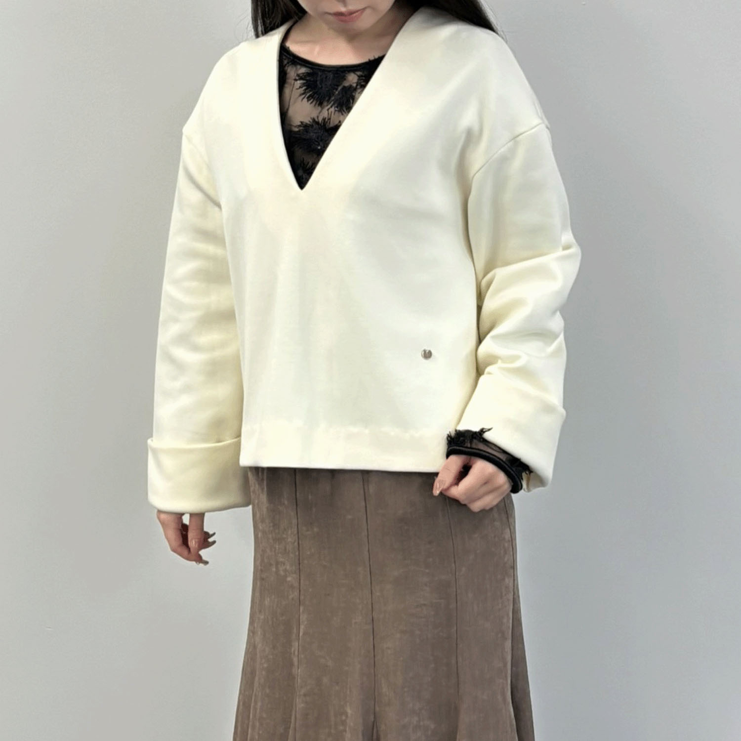 SEADRAKE 裏フリースダンボールニット - 画像3