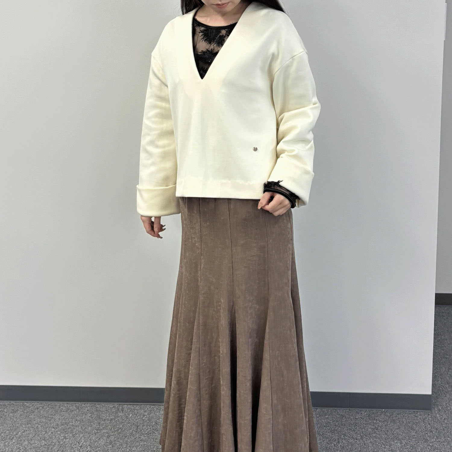 SEADRAKE 裏フリースダンボールニット - 画像4