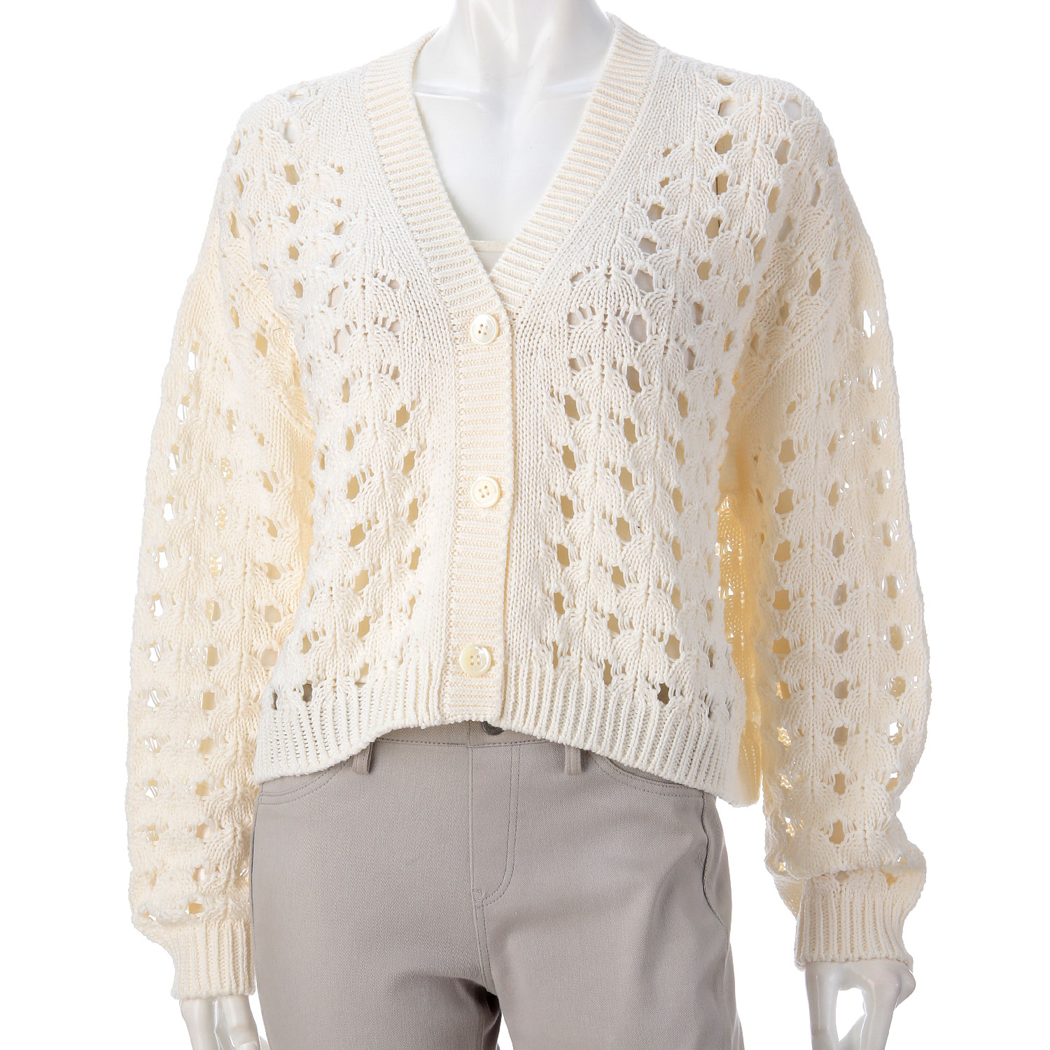 【Insta Live】EMMACULATE ショート丈Vネックカーディガン - 画像3