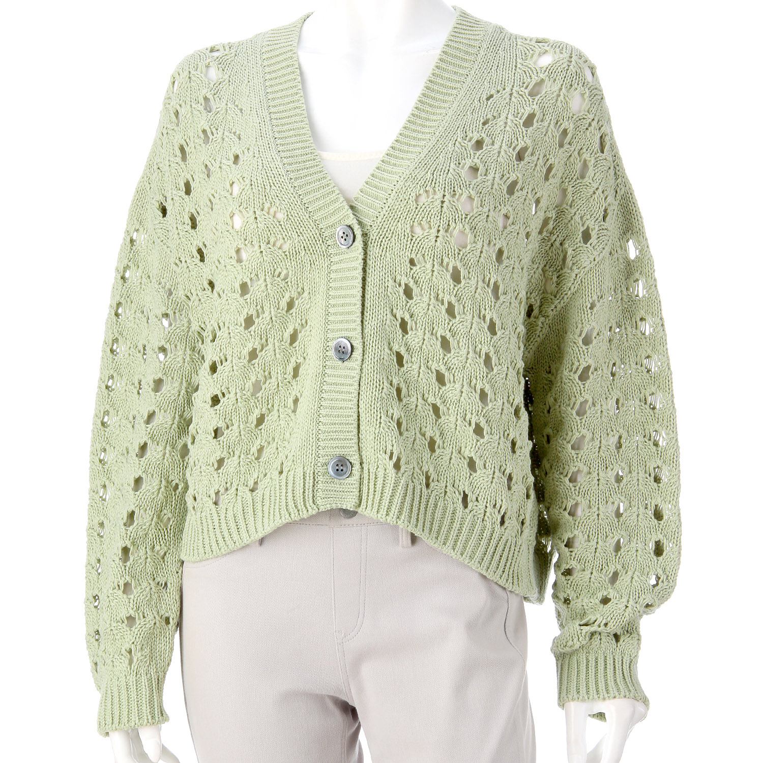 【Insta Live】EMMACULATE ショート丈Vネックカーディガン