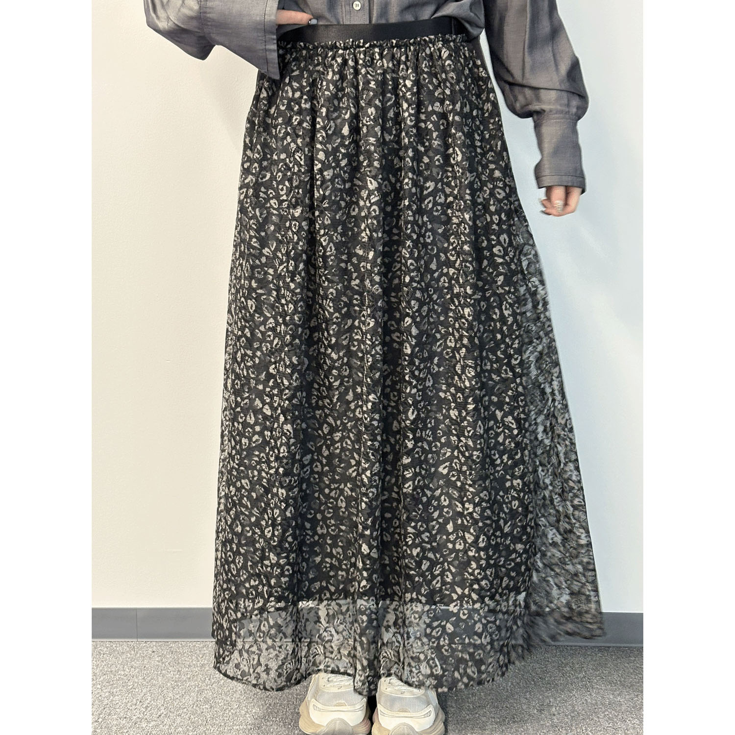 SEADRAKE ラッセルレースレオパードスカート - 画像4