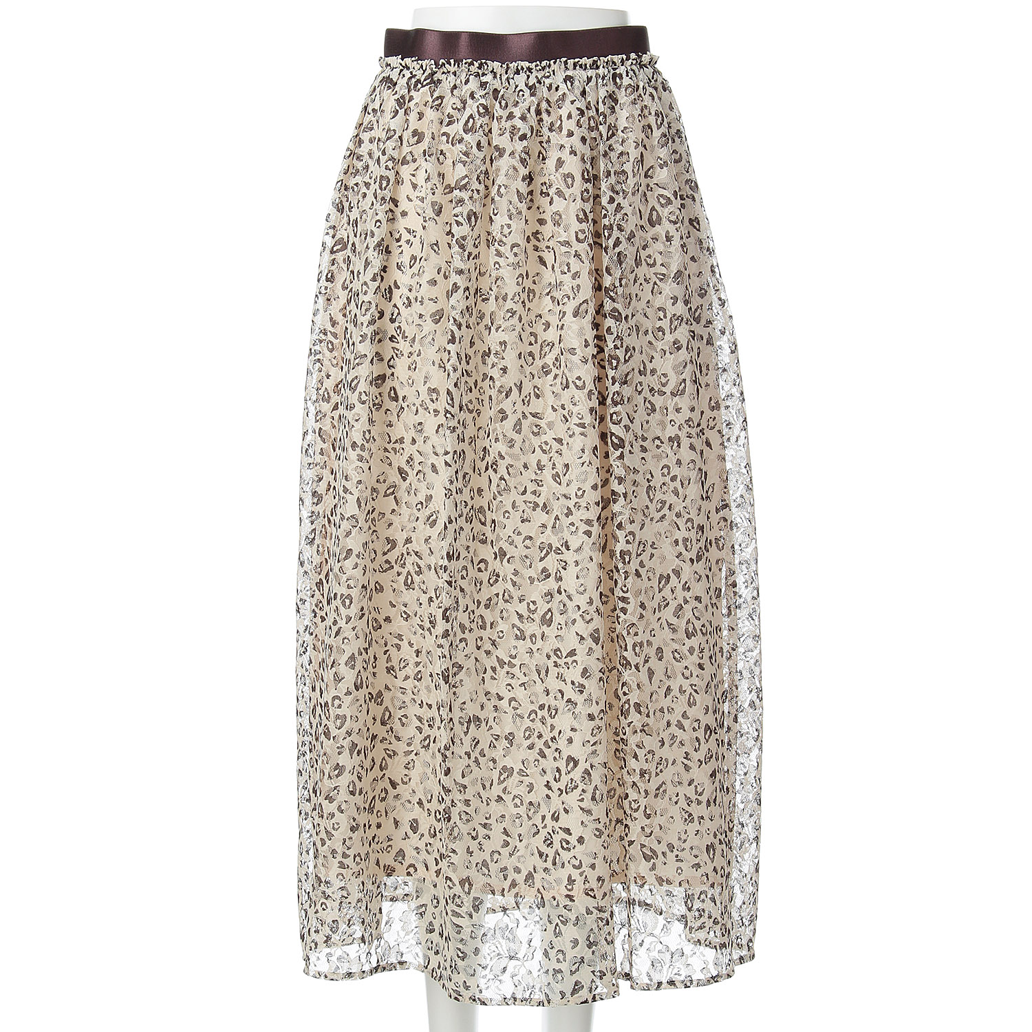 SEADRAKE ラッセルレースレオパードスカート - 画像8