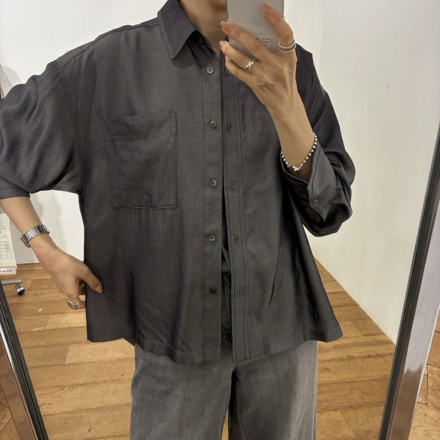 SEADRAKE ドゥシャンブレーブラウス - 画像6