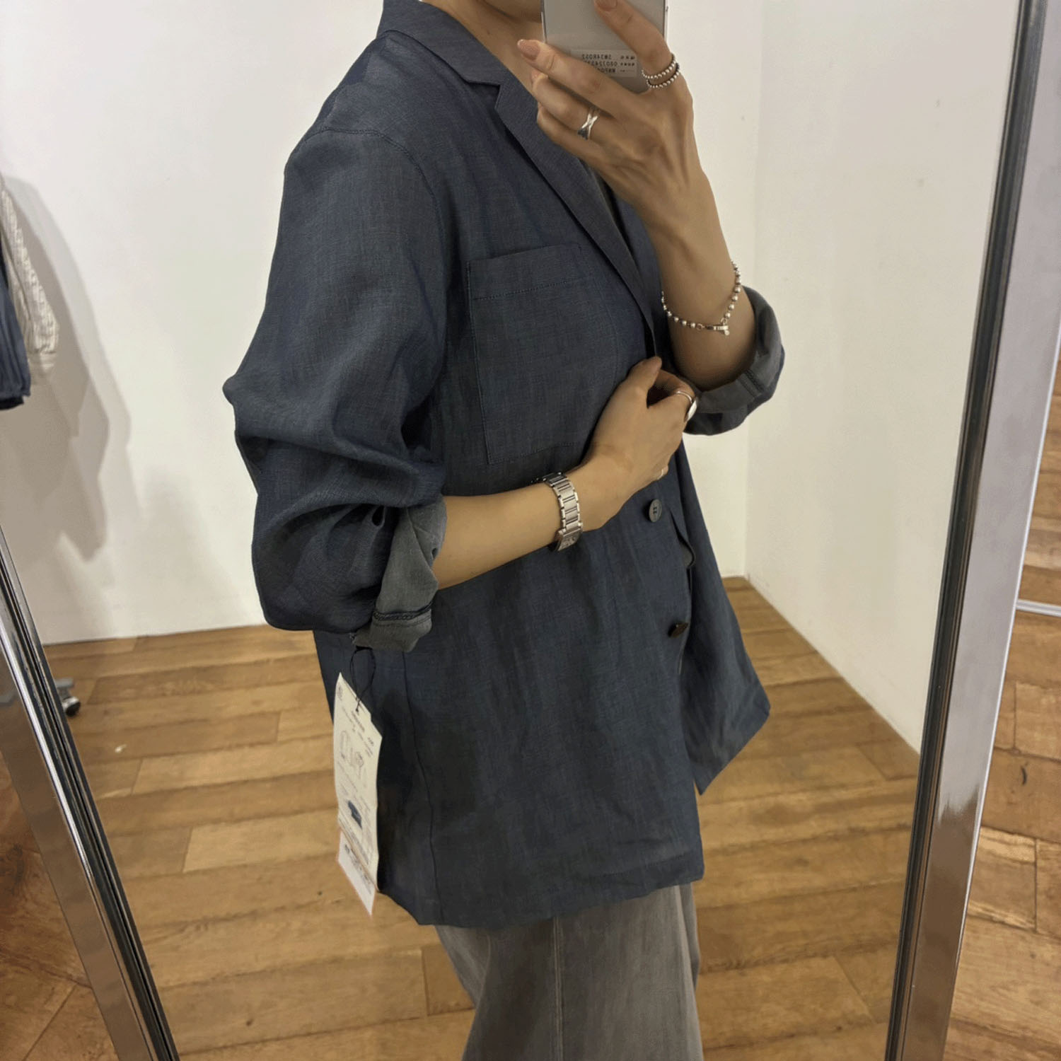 SEADRAKE シアーデニムジャケット - 画像6