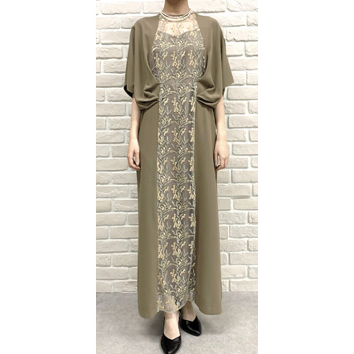 Replete 刺繍レースワンピース - 画像3