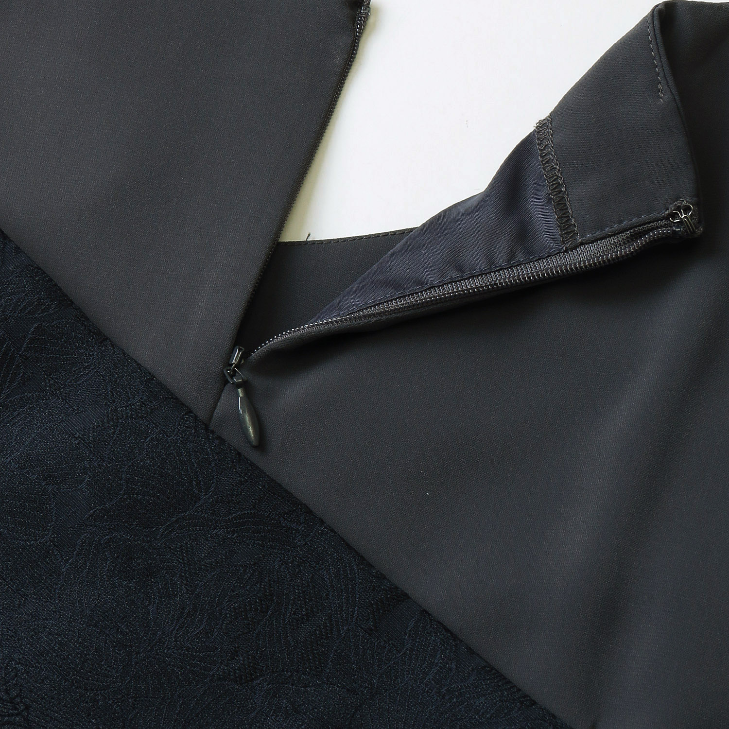 Replete 異素材コンビワンピース - 画像7