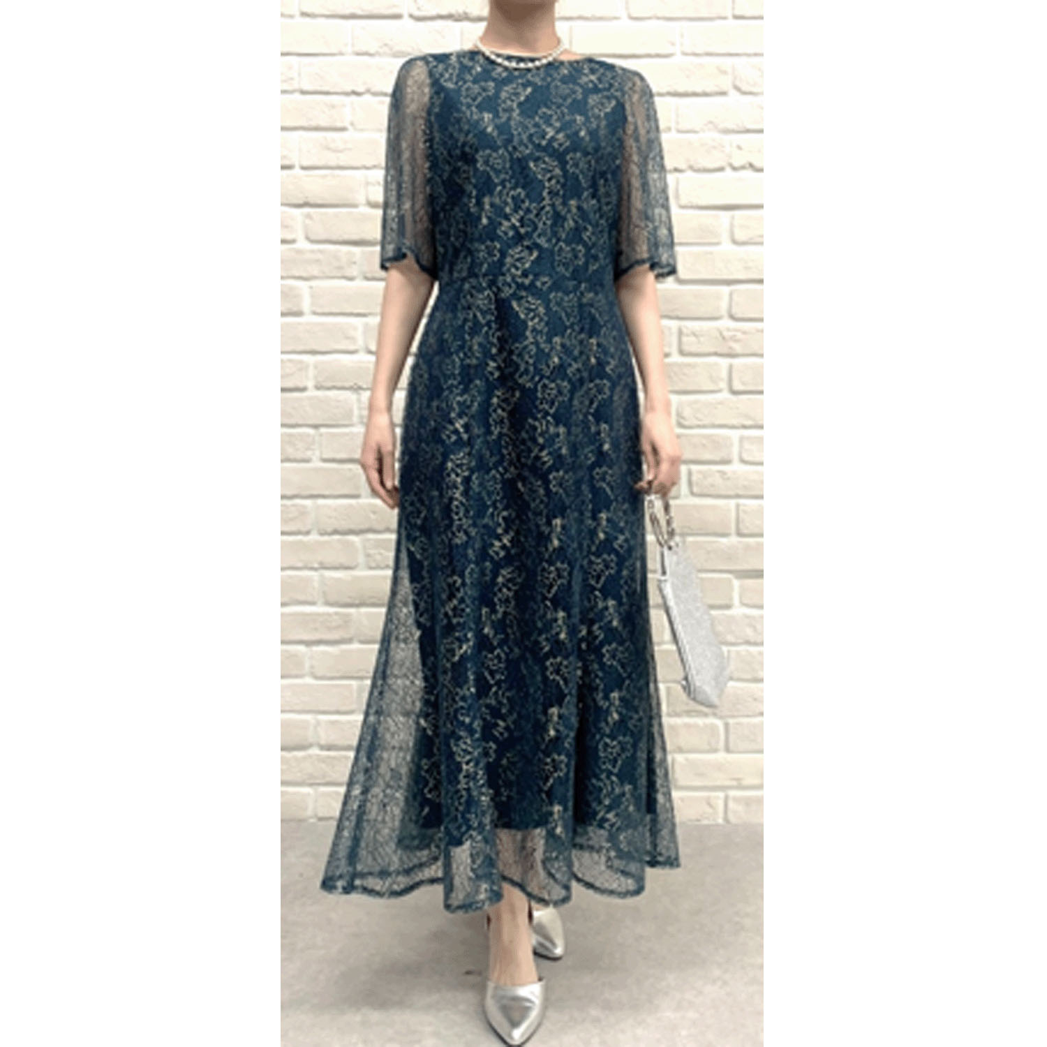 Replete ラメレースワンピース - 画像3